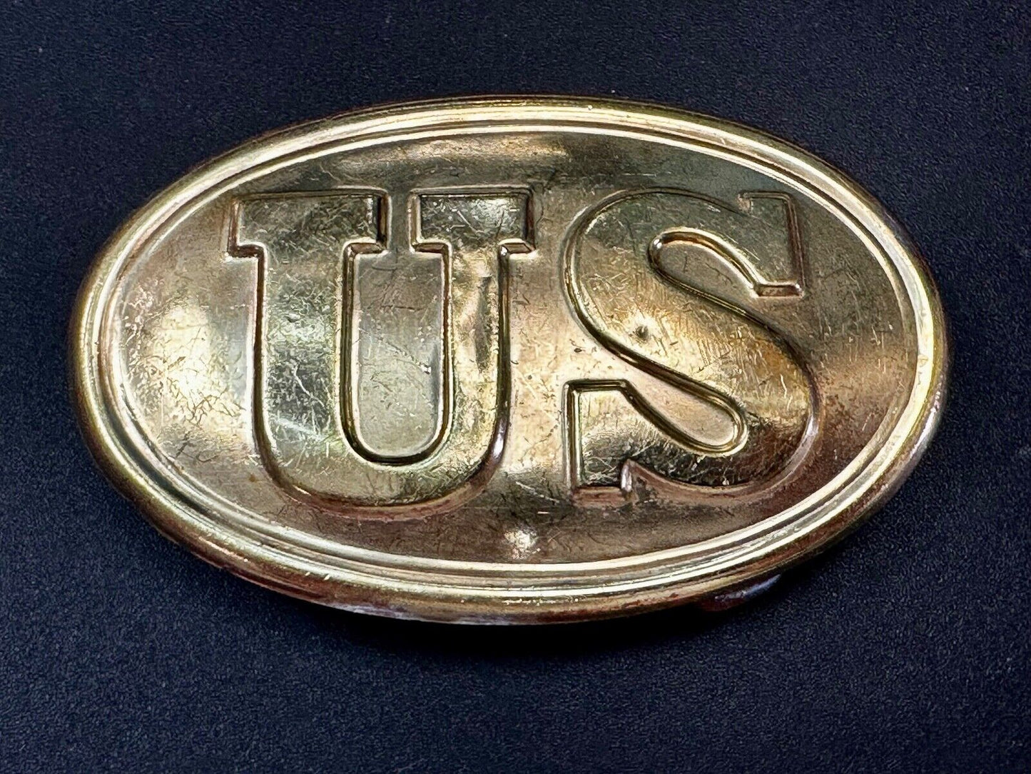US Civil War Union Infantry Enlisted Soldier Replica Belt Buckle - see markings