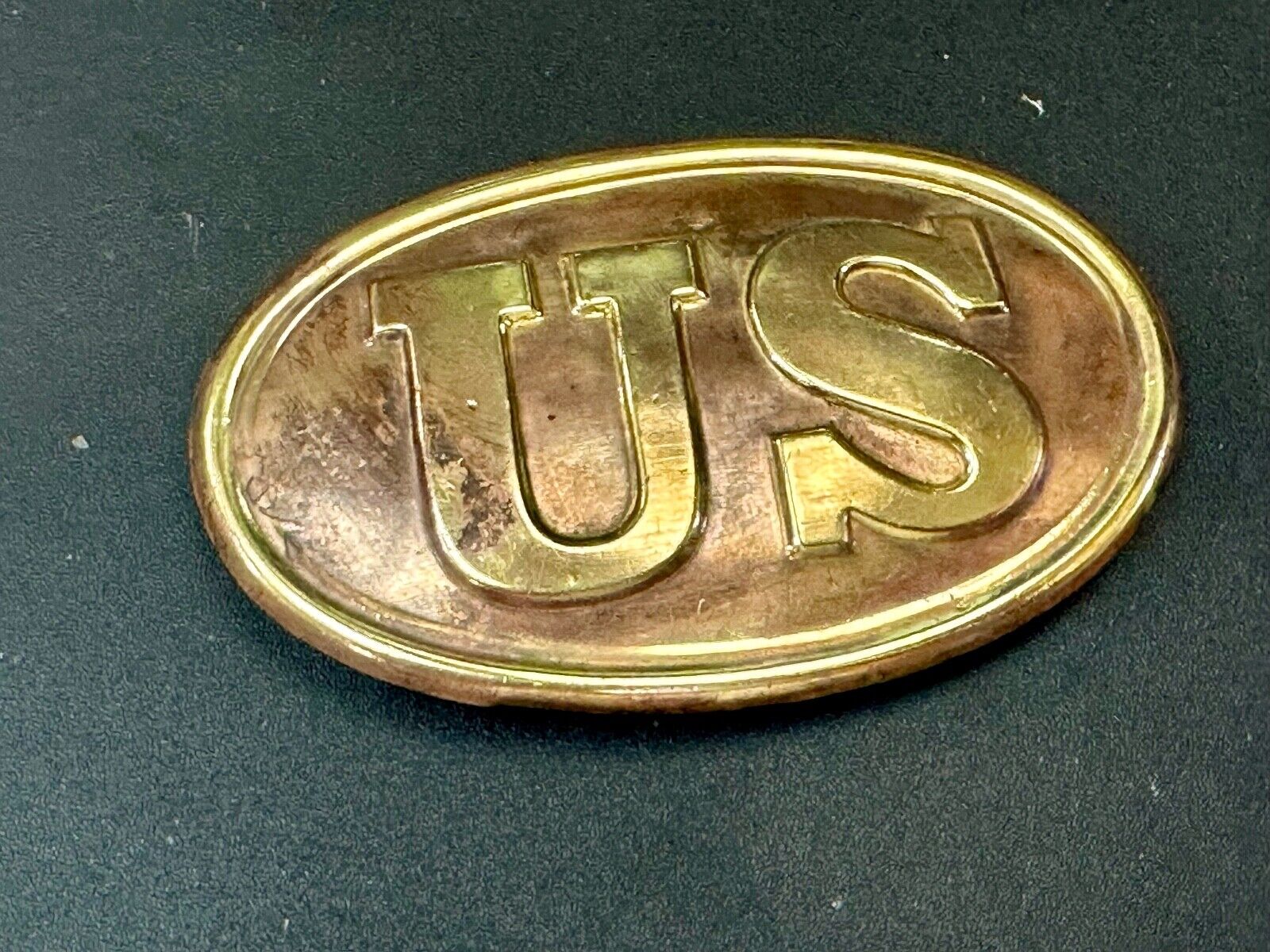 U.S. CIVIL WAR WAIST BELT PLATE US Soldiers Replica Belt Buckle  unknown to me!