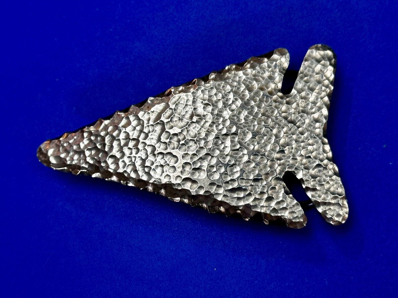Arrow Head Textured Artisan Cast Made Native Indian Art Figural Belt Buckle