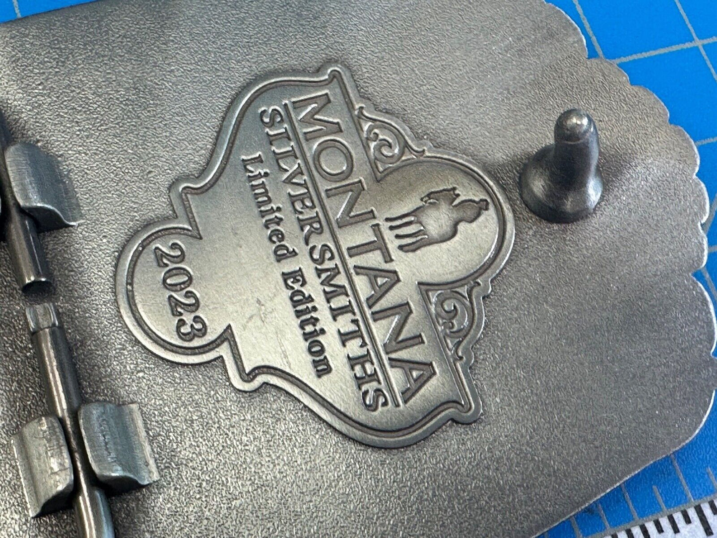 2023 PENDLETON WHISKY BELT BUCKLE MONTANA SILVERSMITHS COWBOY RODEO IN PACKAGING