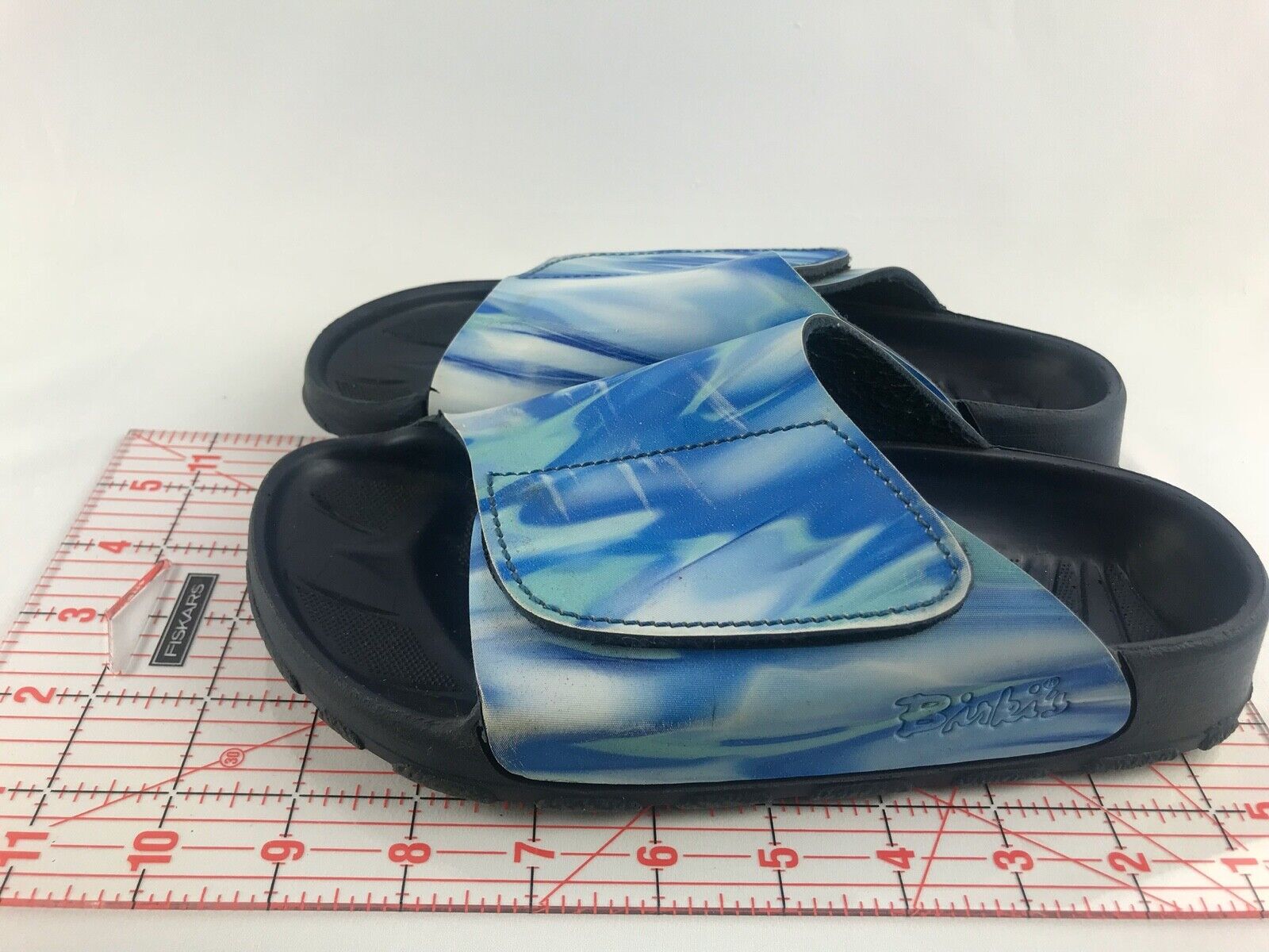 BIRKI'S Samoa Birkenstock Blue Ocean Slides Water Shoes Unisex Kids 36 5 3