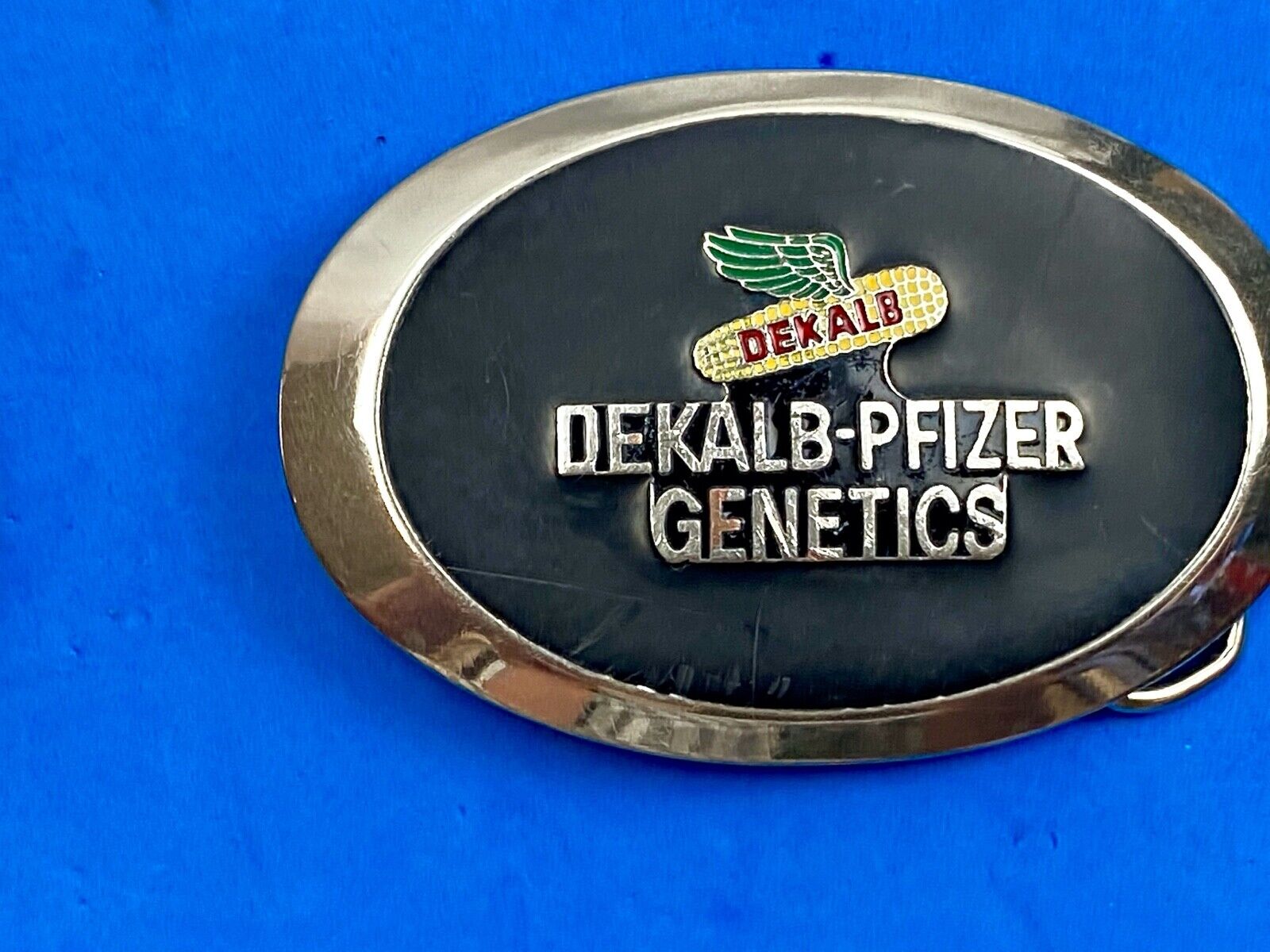 80's DeKalb Flying Corn Cob Pfizer Genetics Seed Hydrid Farm Ag Farming Farmer