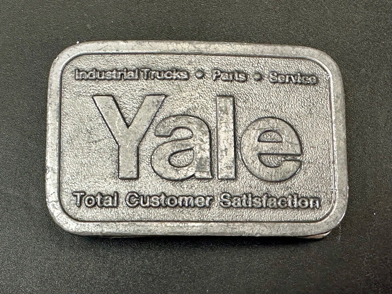 YALE Trucking Industrial Parts Service Total Customer Satisfaction belt buckle