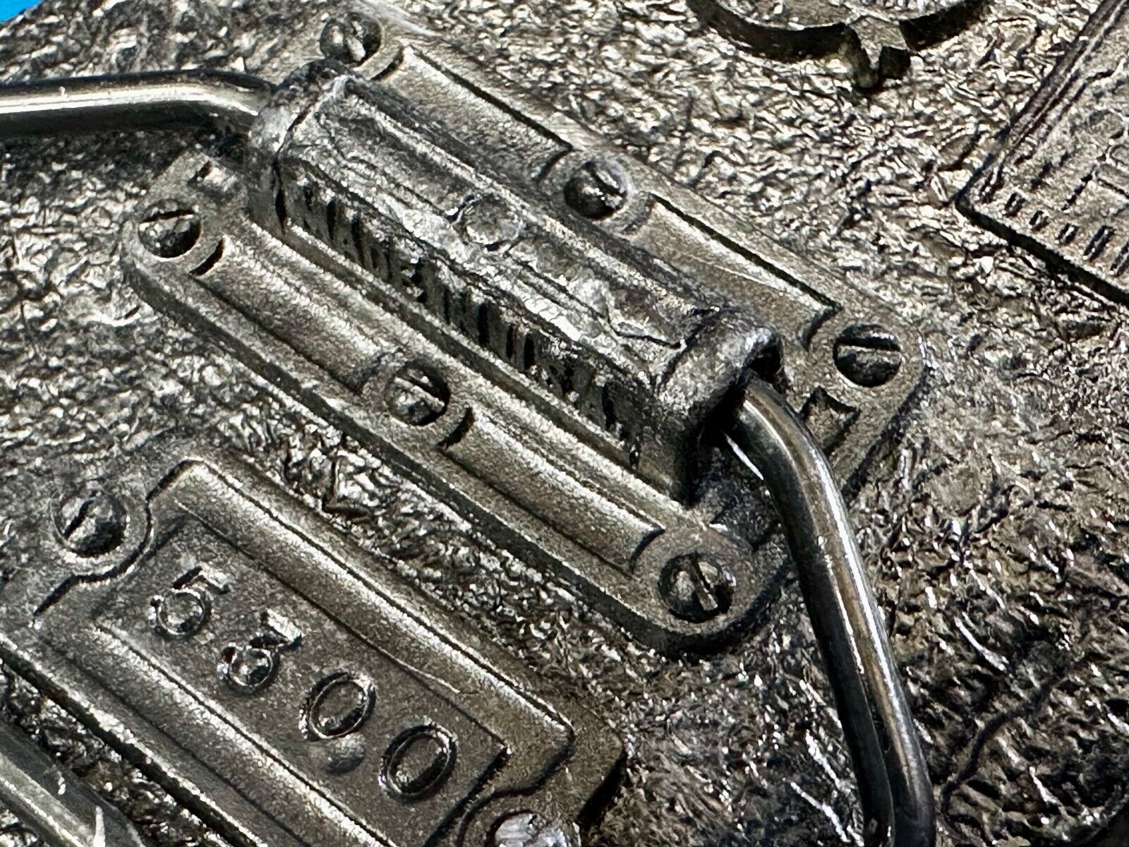 Alaska The Last Frontier Vintage 1992 Great American Products Belt Buckle