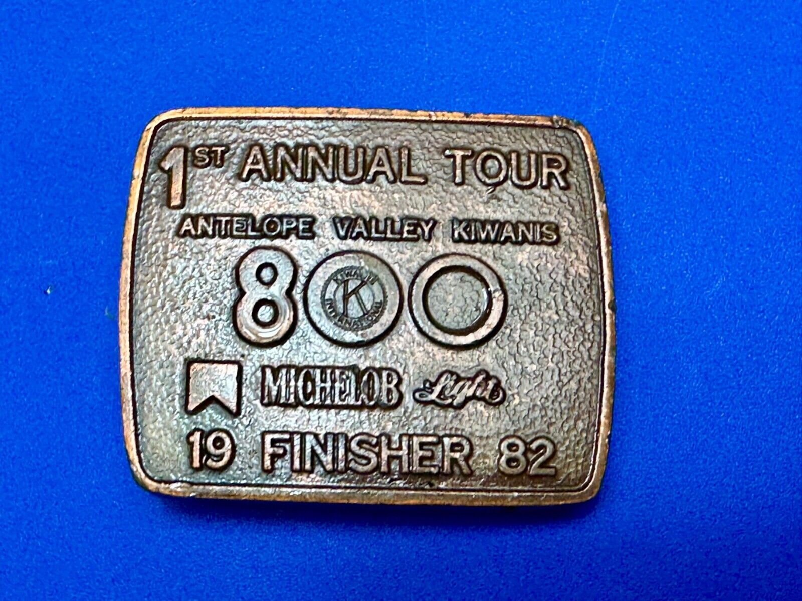 Antelope Valley 800 Kiwanis Finisher Belt Buckle 1st Annual Tour