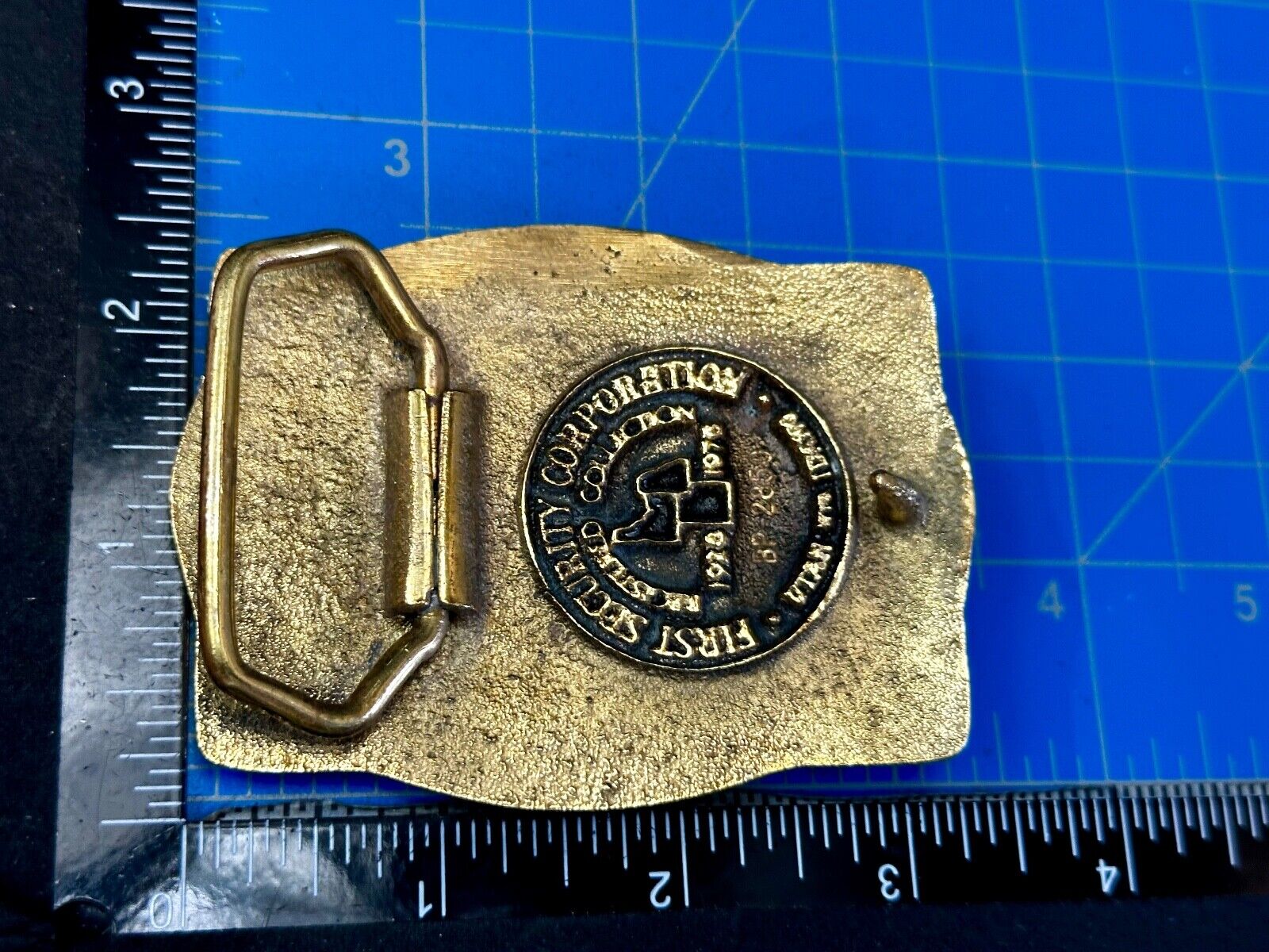 The State of Idaho - Deer Hunting Vintage Solid Brass Heritage Mint Belt Buckle