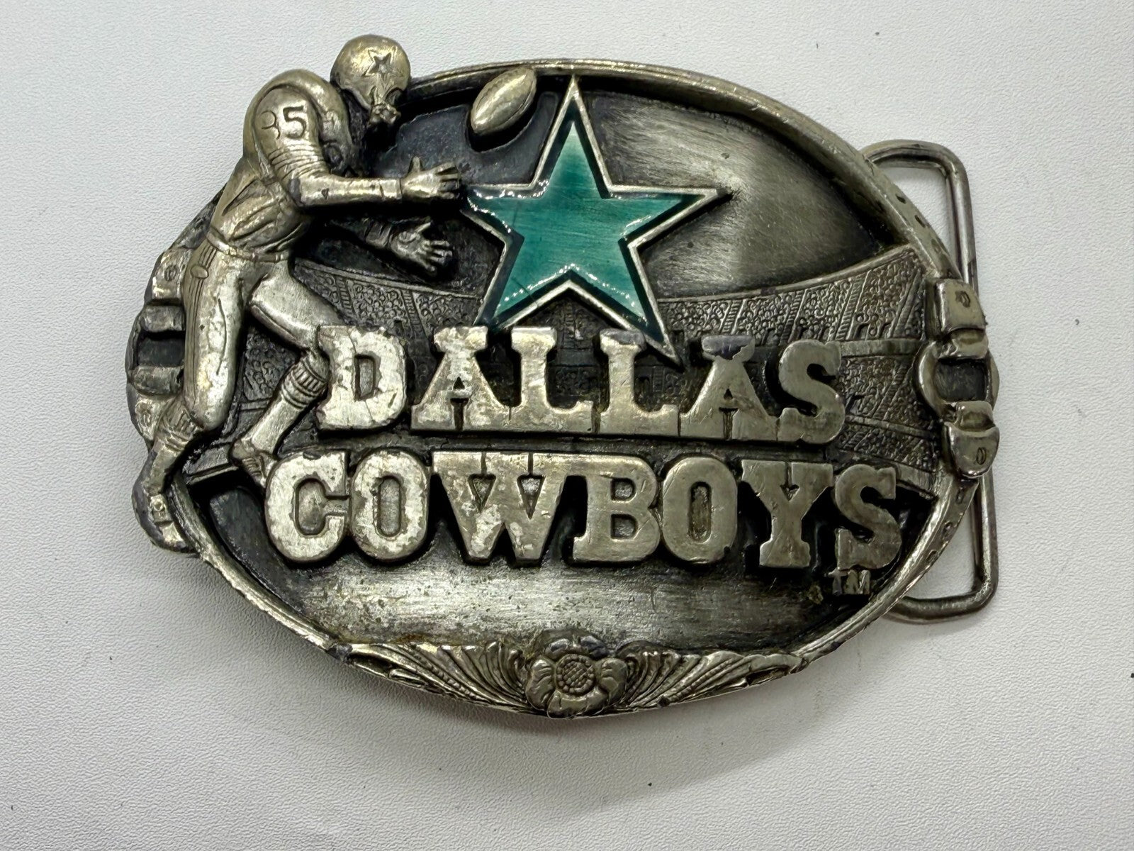 The Dallas Cowboys American Football Team Sports Fan Siskiyou Vtg. Belt Buckle