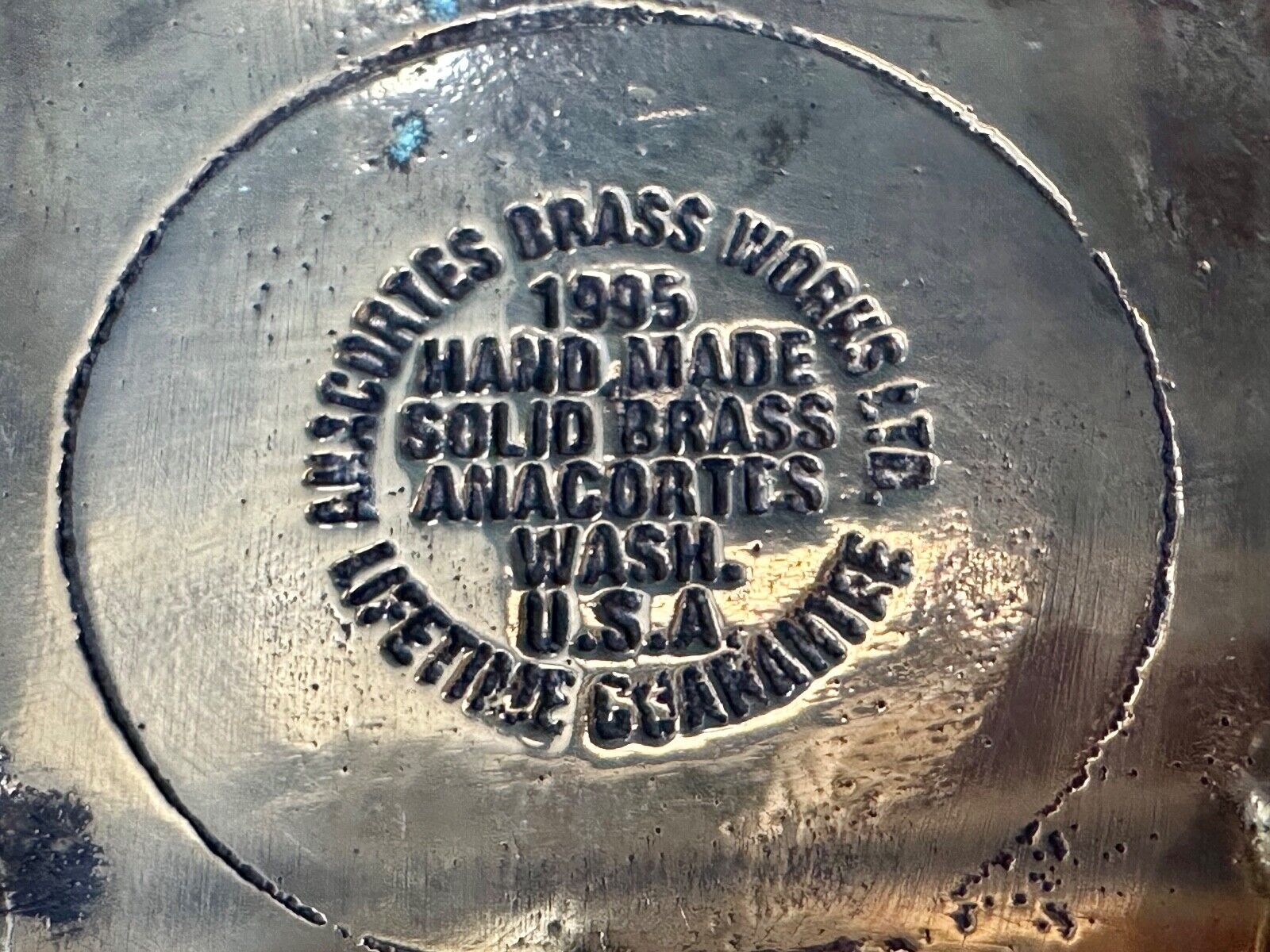 Alaska Price Ahtna  One Year , No lost time award VMT-1994 Anacortes belt buckle