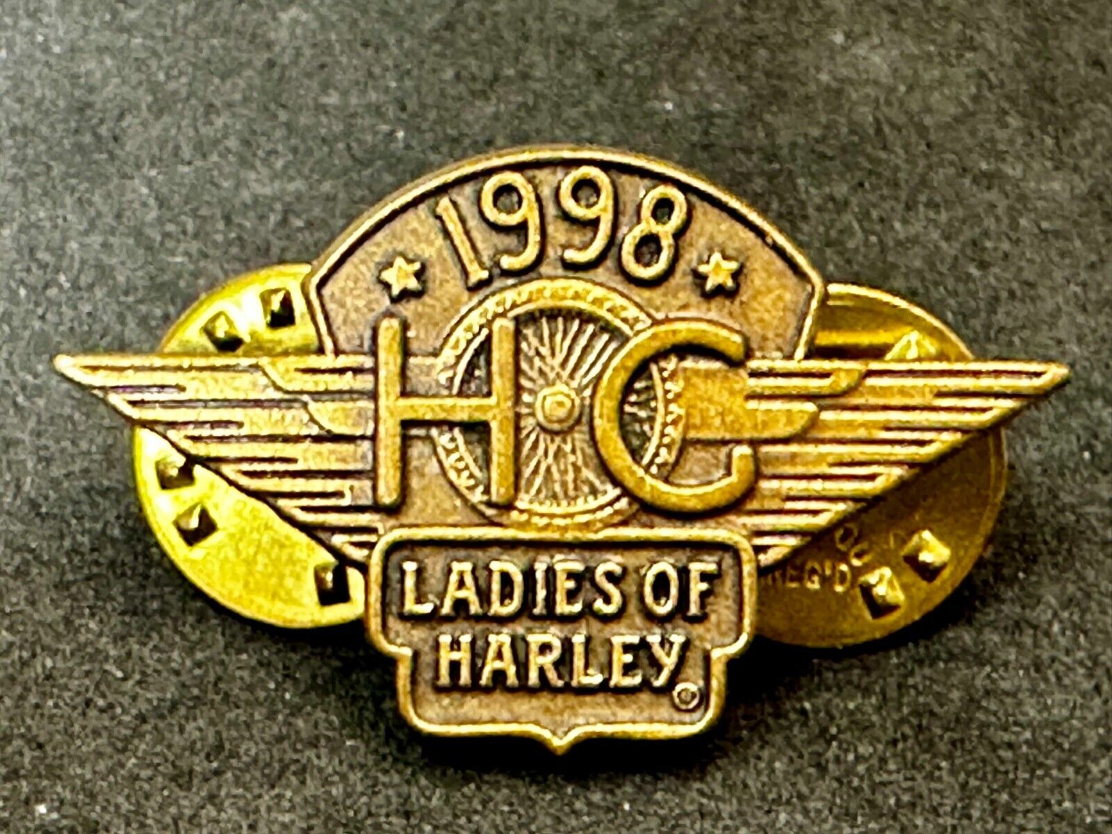 1998 Ladies of Harley Davidson Owners Group HOG Pin for Jacket or Vest