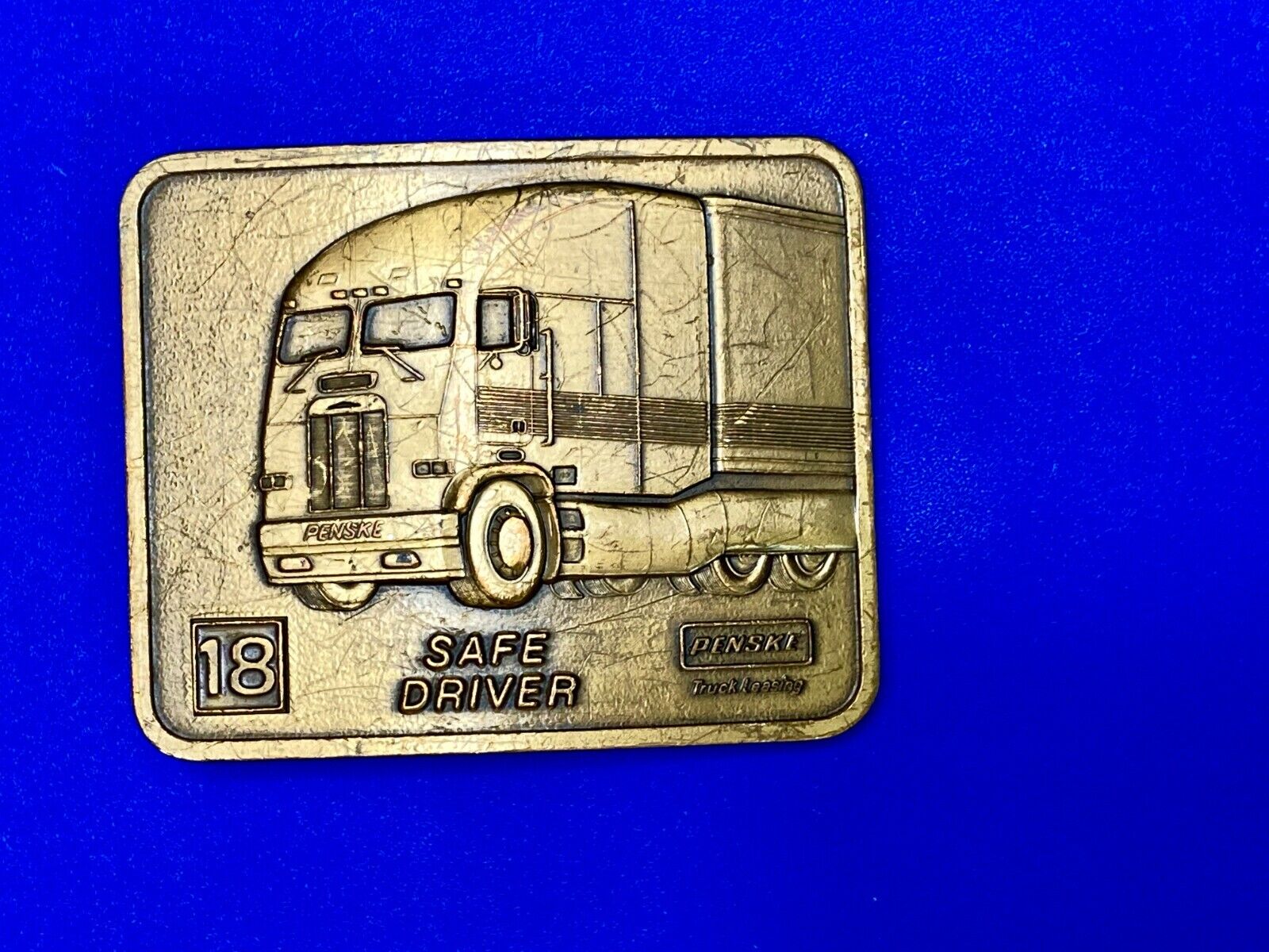 18 Year Safety Award Semi Big Rig Drivers Safe Driver - Penske Truck Leasing