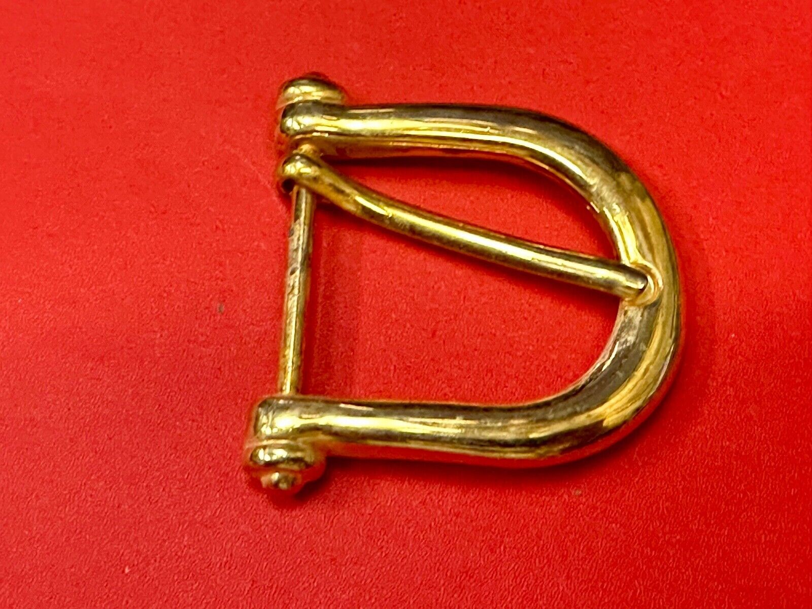 Vintage antique replacement smooth curves u shaped belt buckle