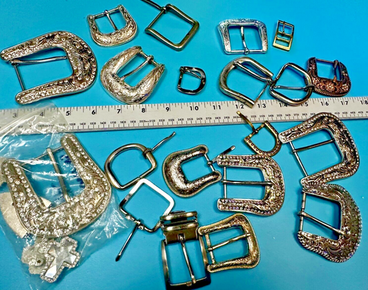 20 Vintage & Western Ranger Style Belt buckles -  Lot, Grab Bag - Resale Gifts!