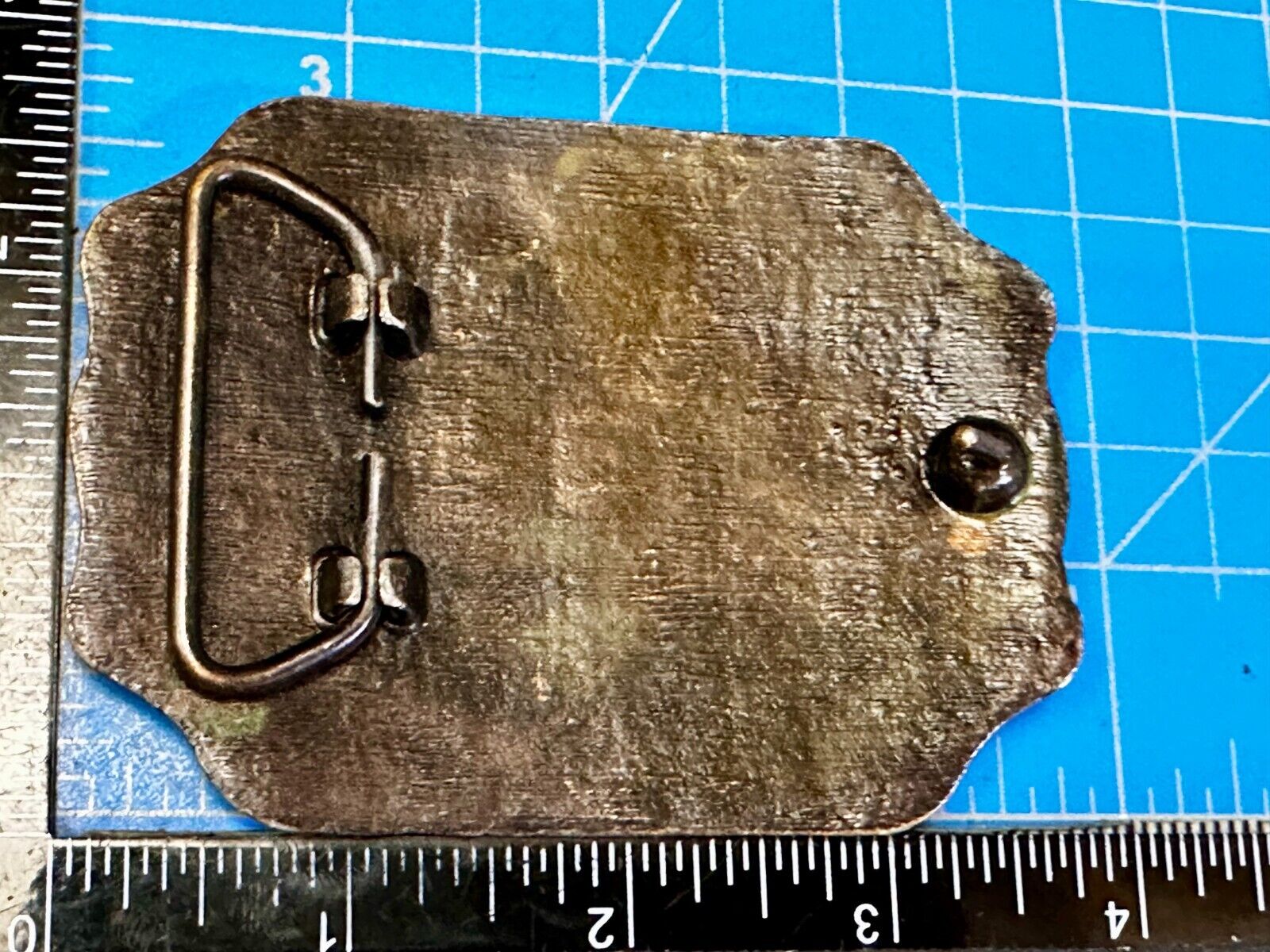 American Express Co Wells Butterfield Vintage Bank Stagecoach Scene Belt Buckle