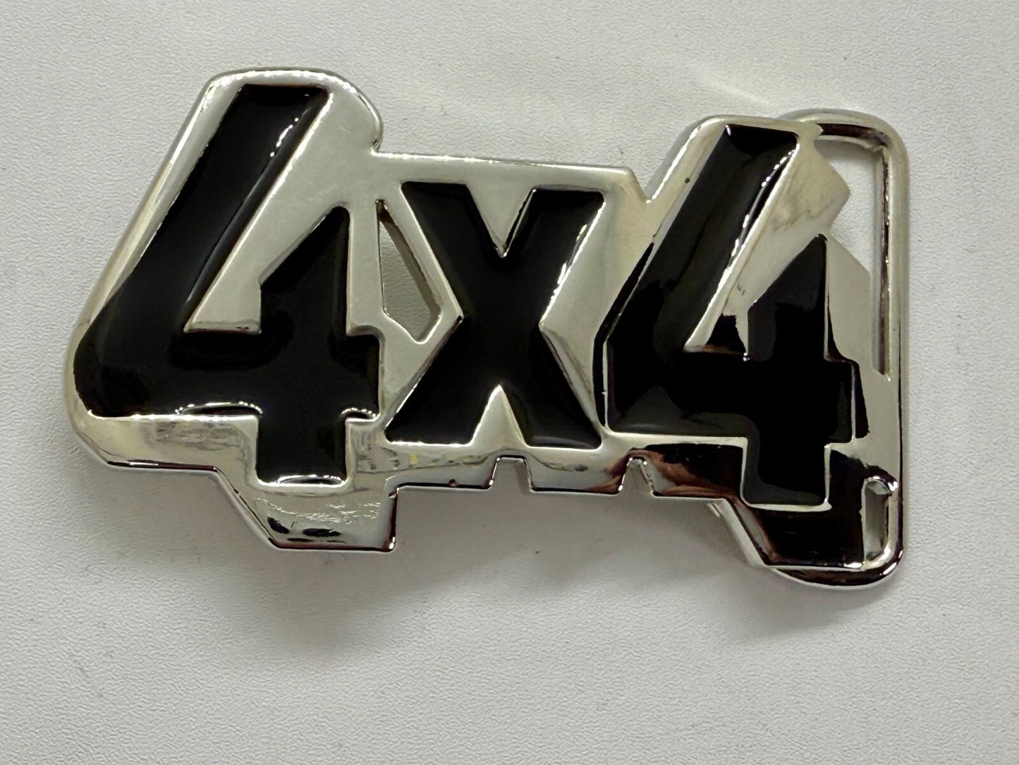 4X4 Four By Truck All Wheel Drive Gear Block Letters Cutout Belt Buckle