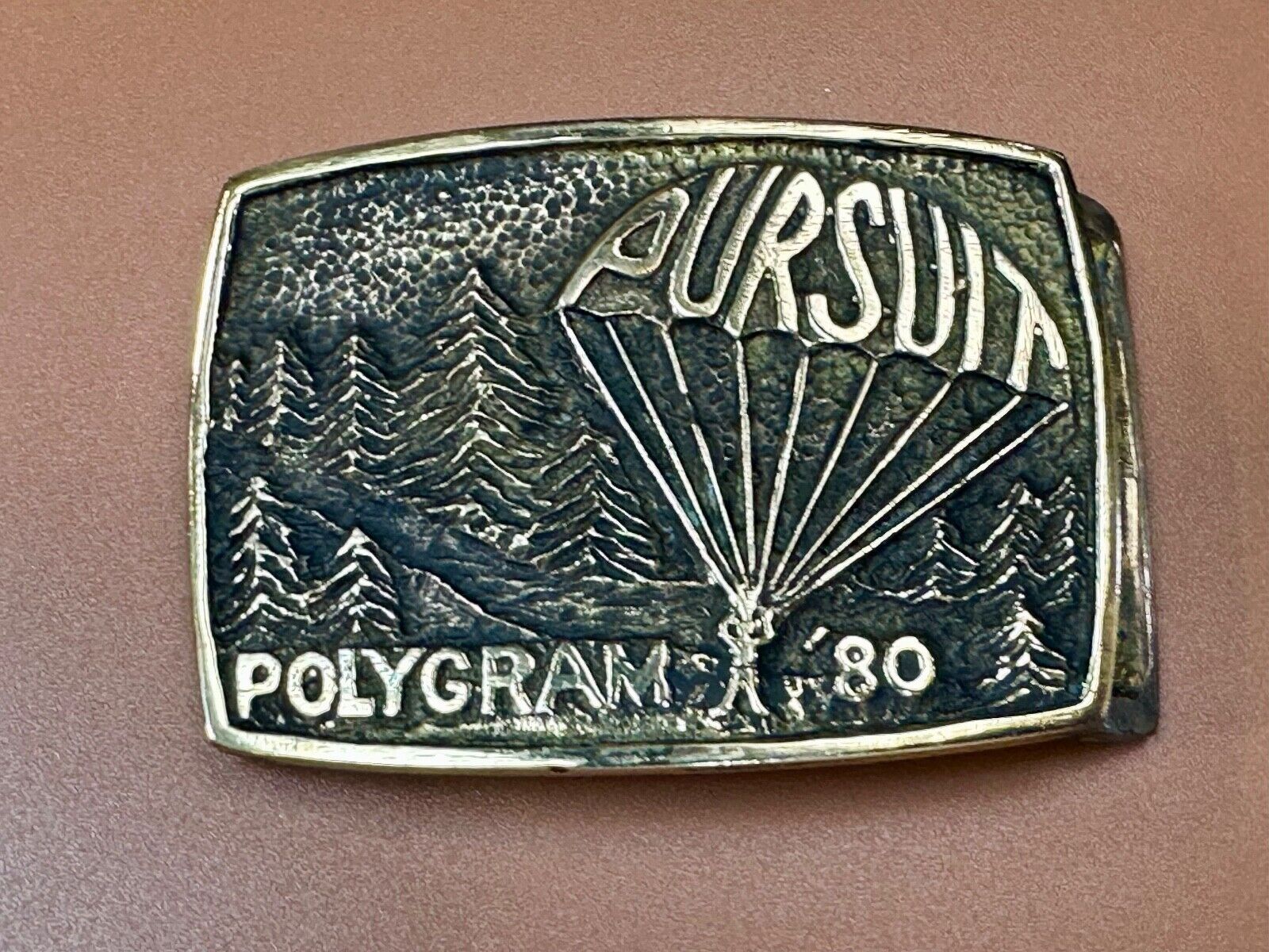 The Pursuit of DB Cooper Polygram 1980 Movie Cast Collectable Gift belt buckle
