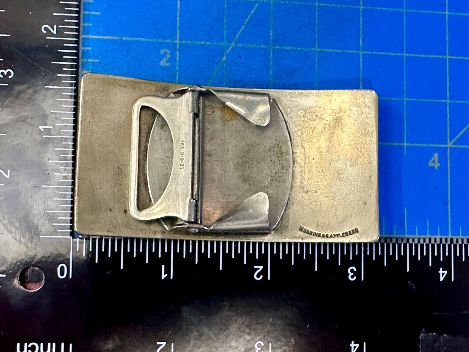 University of Oregon - Eugene Antique 1940's ROBBINS Co Attleboro Belt Buckle