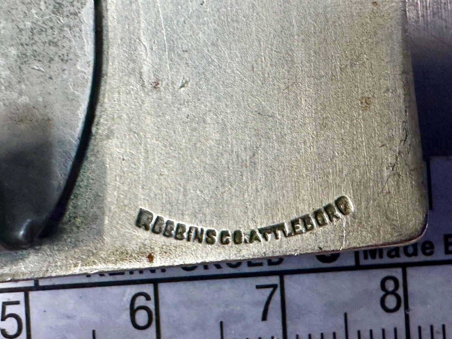 University of Oregon - Eugene Antique 1940's ROBBINS Co Attleboro Belt Buckle