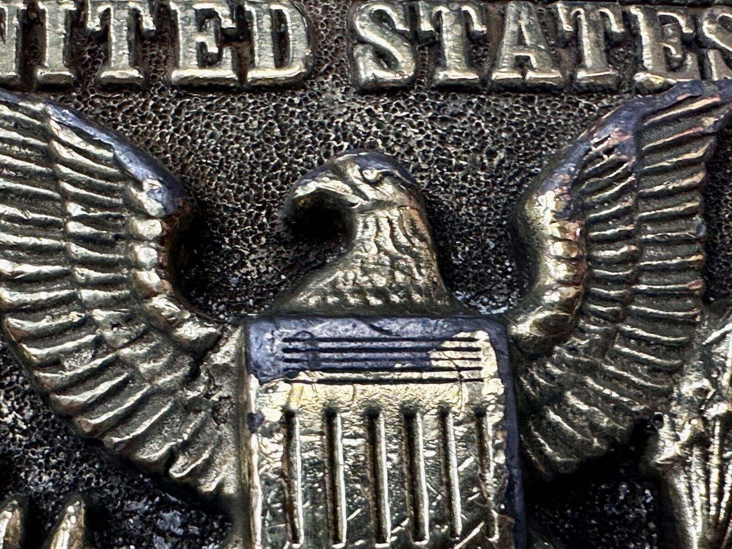 United States of America Patriots Eagle Shield Emblem Vintage Adezy Belt Buckle