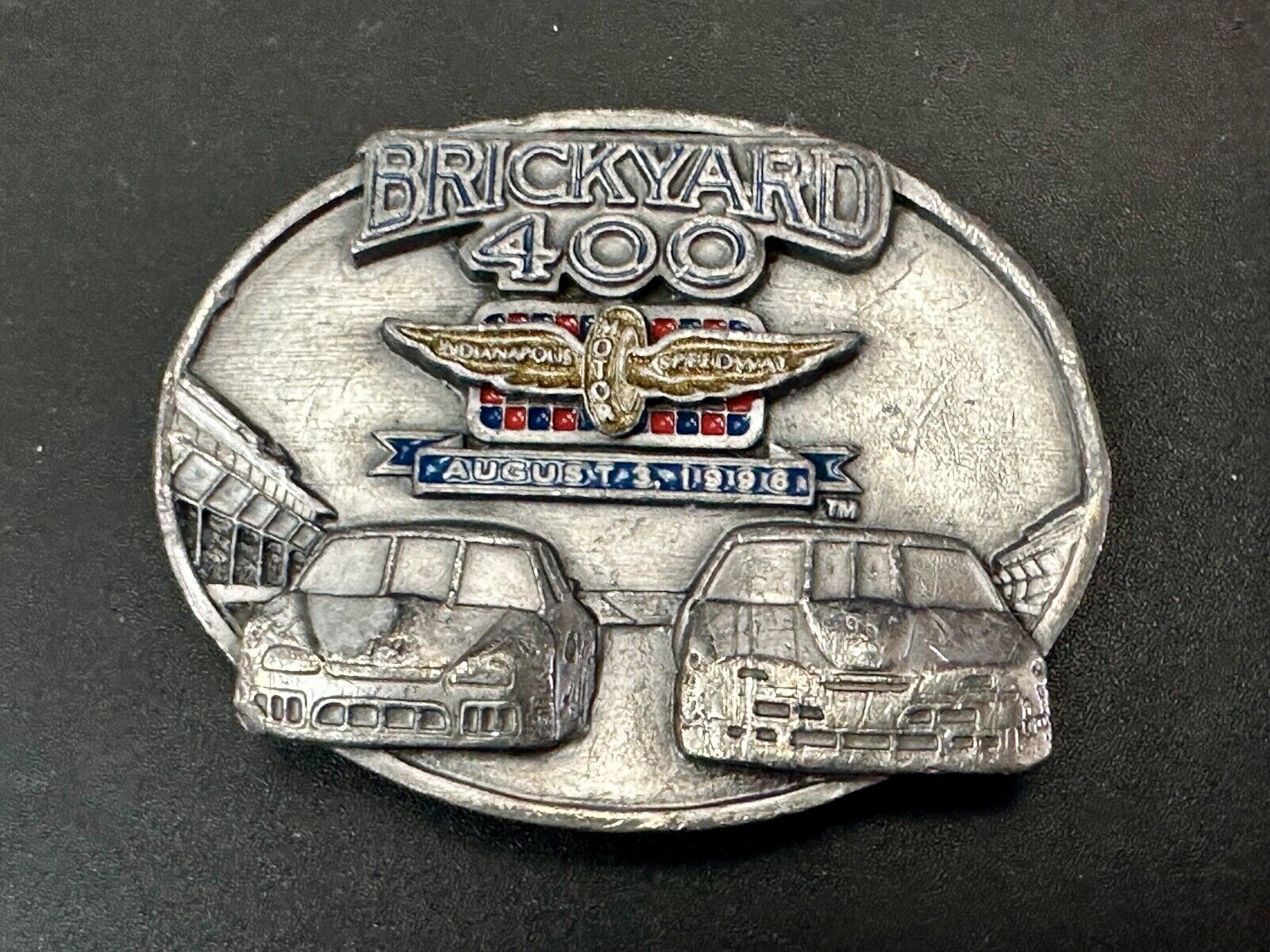 vintage Indianapolis brickyard 400 1996 Commemorative Q2 Siskiyou belt buckle