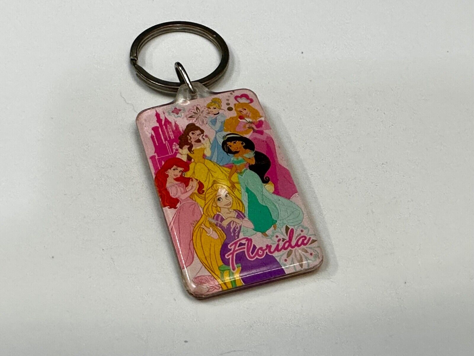 All the Princesses of Disney and Florida!  Souvenir Keychain, Key Chain Ring
