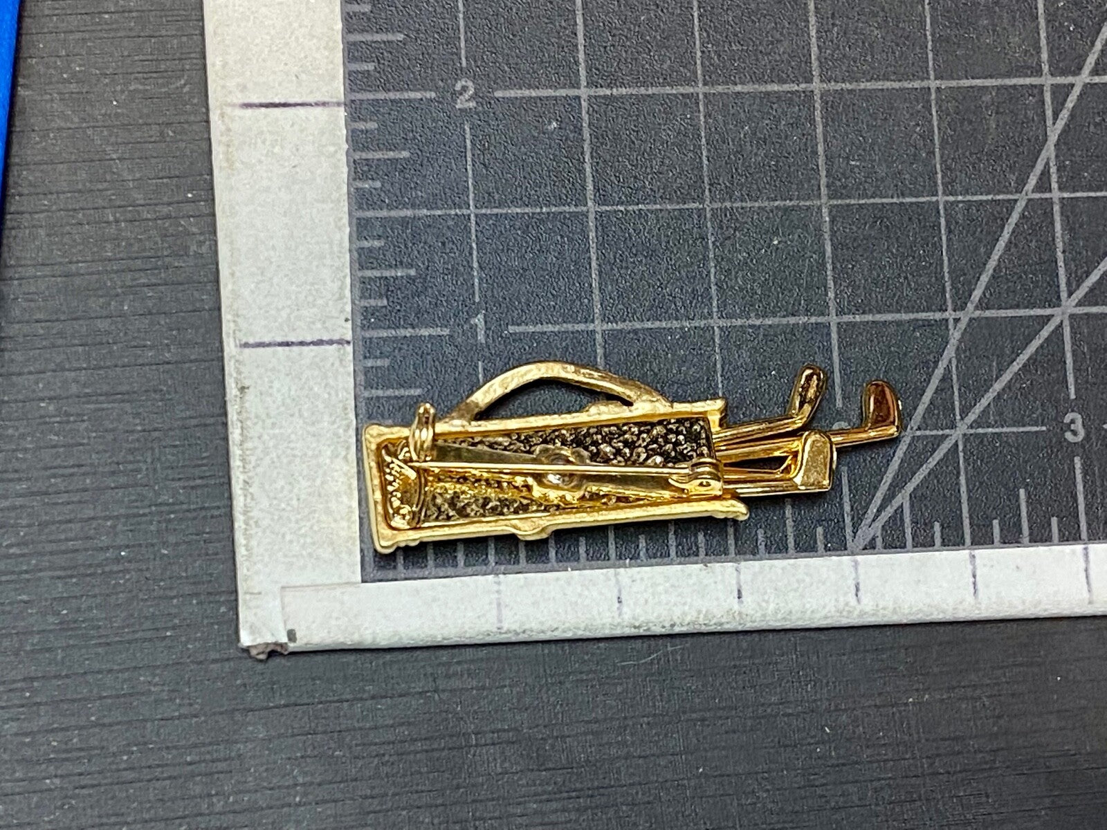  Vintage Golf Clubs Caddy Brooch Pin Ladies Jewelry Signed Tara