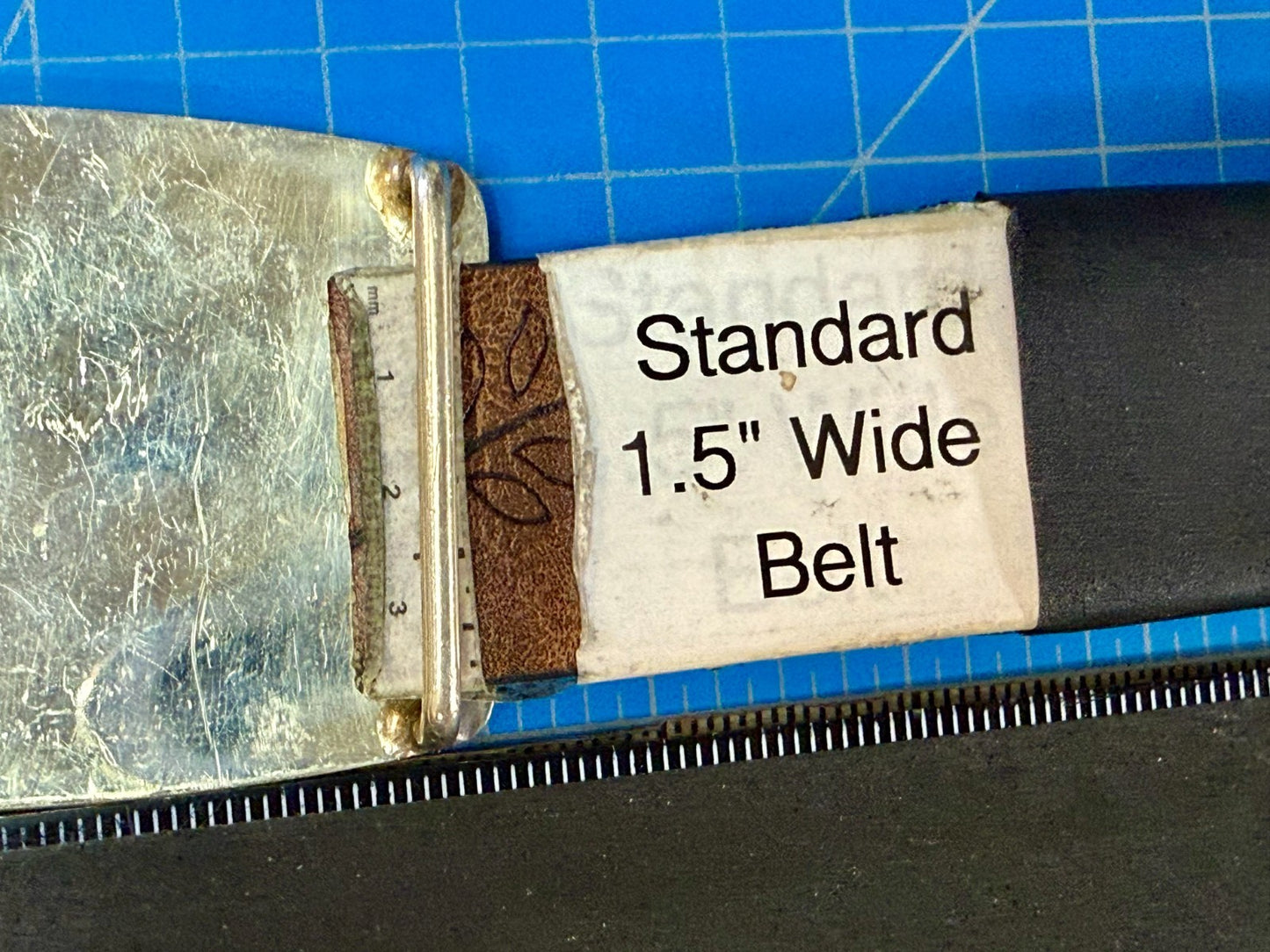 Arco Company?  Inlay Inlaid Western Engraved Vintage Belt Buckle - To Repair