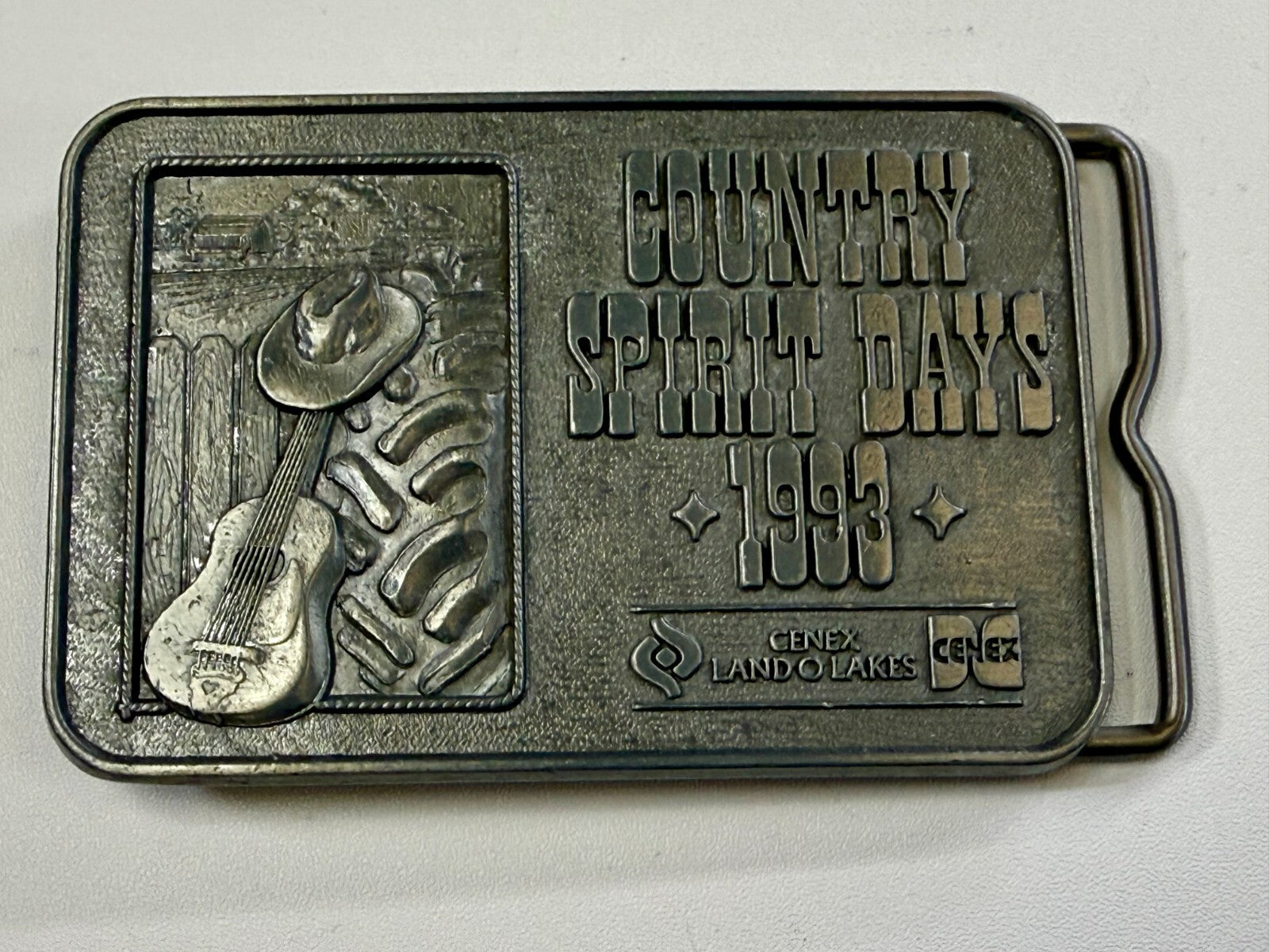 1993 Cenex Land O Lakes Country Spirit Days Commemorative Belt Buckle