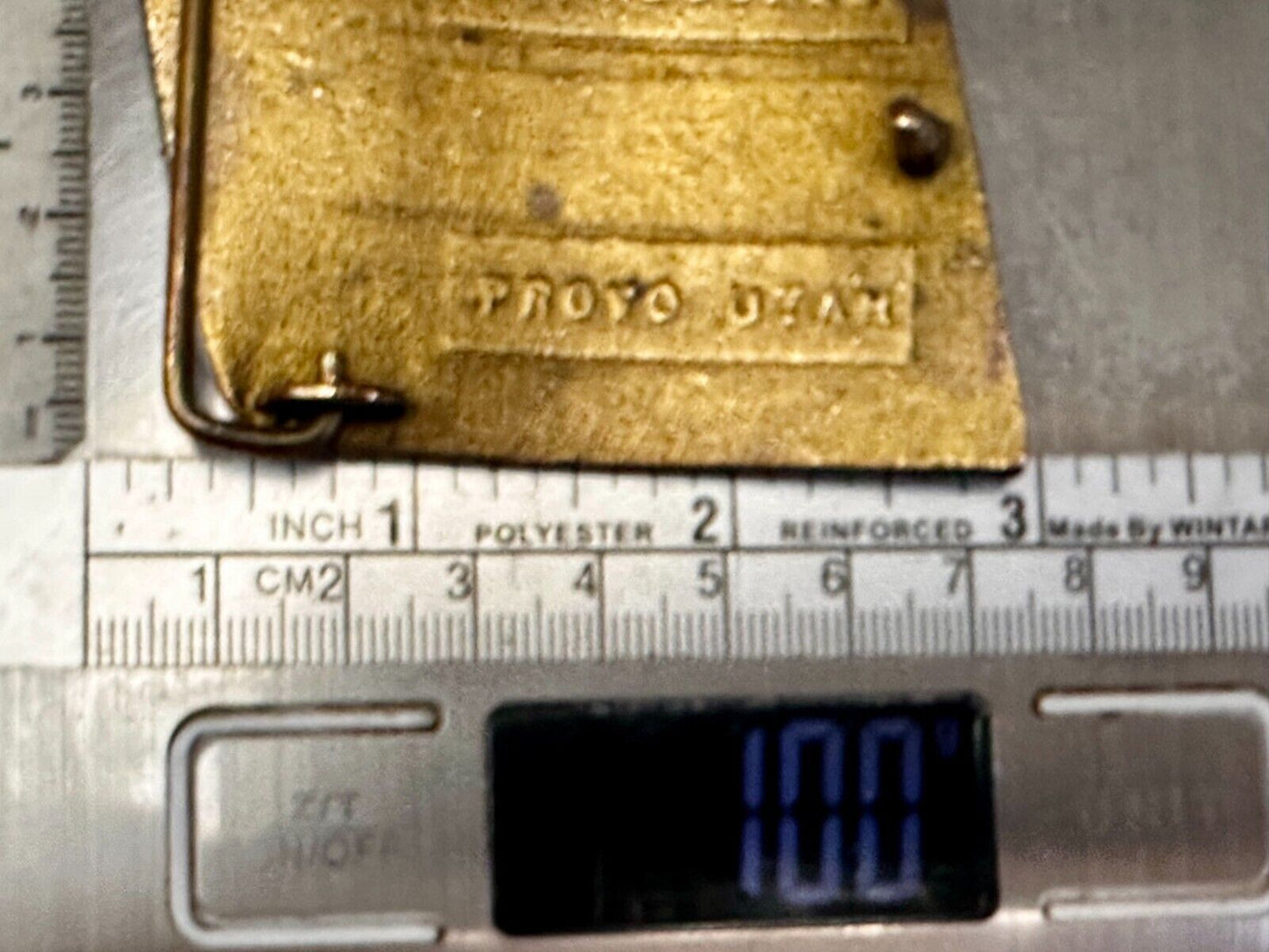 Ammco Solid Brass Transmition Brake Auto Car Shop Belt Buckle By Dynabuckle