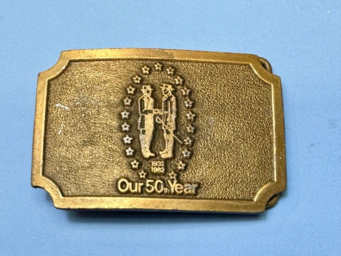 1932- 1982 Our 50th year belt buckle by Hitline - unknown to me!