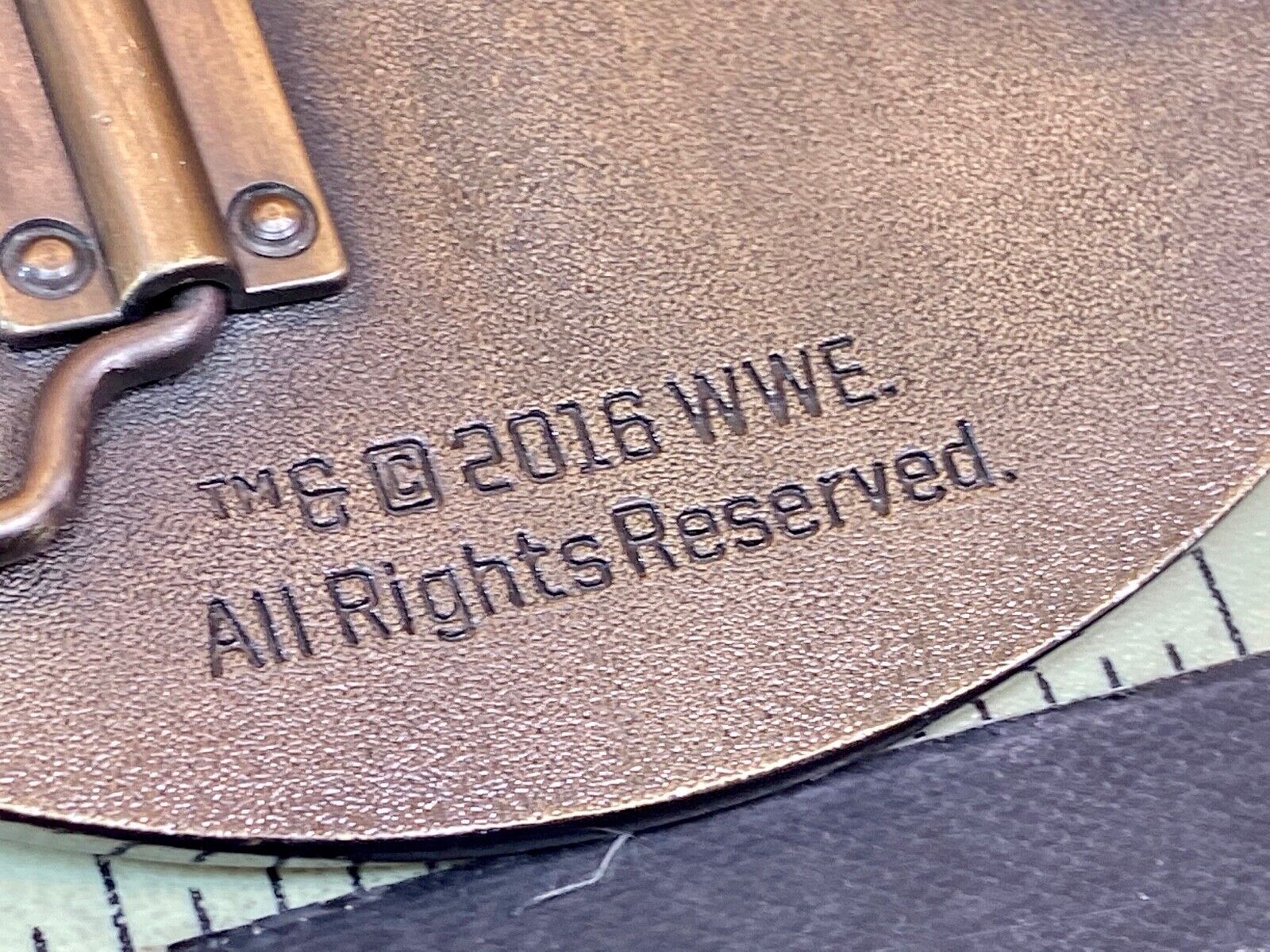 2016 Wwe World Wrestling Federation Bad News Barrett?  Belt Buckle 