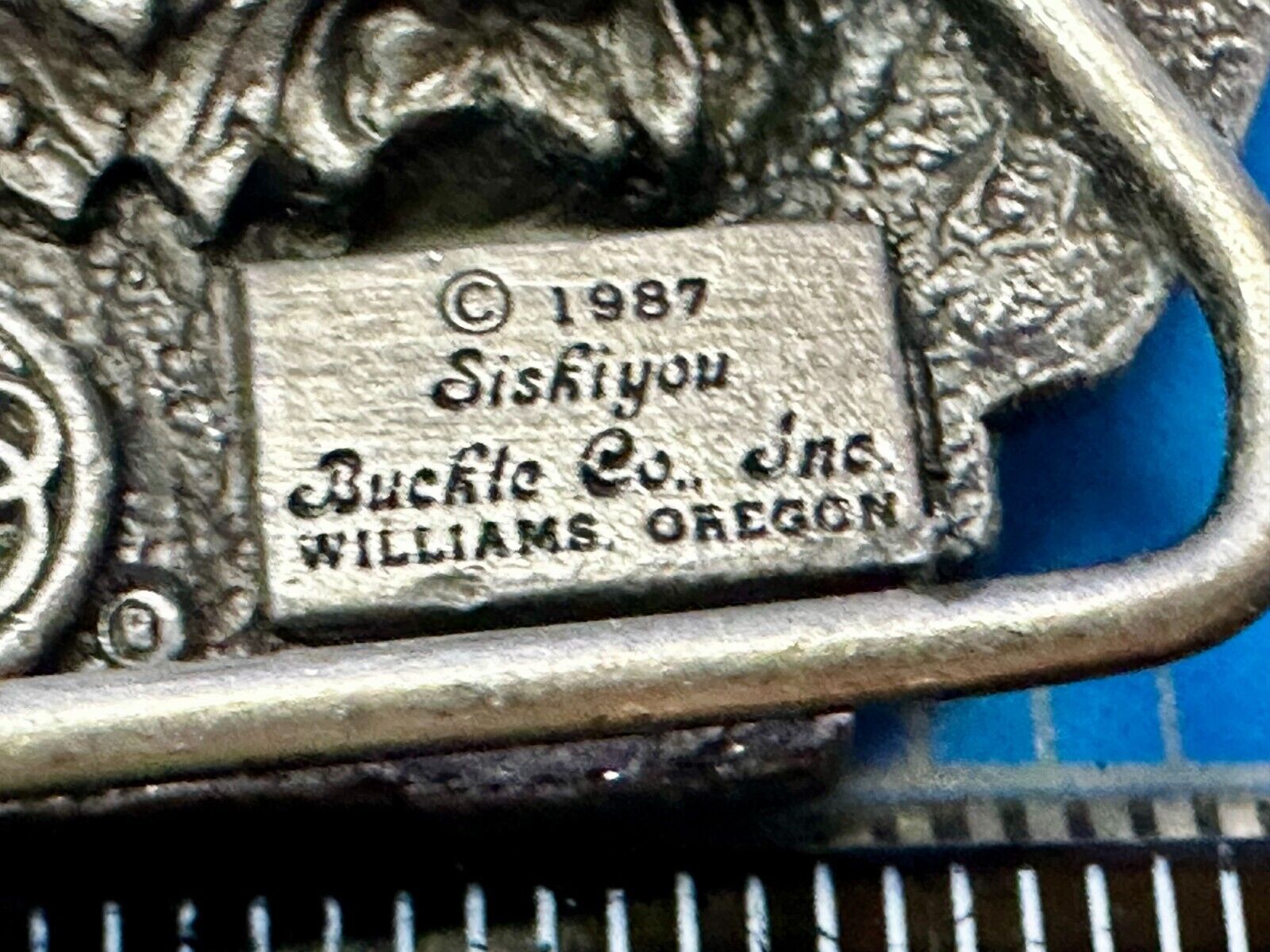 Auto Car Truck Mechanic Wrencher Garage Shop Owner Vintage Siskiyou Belt Buckle
