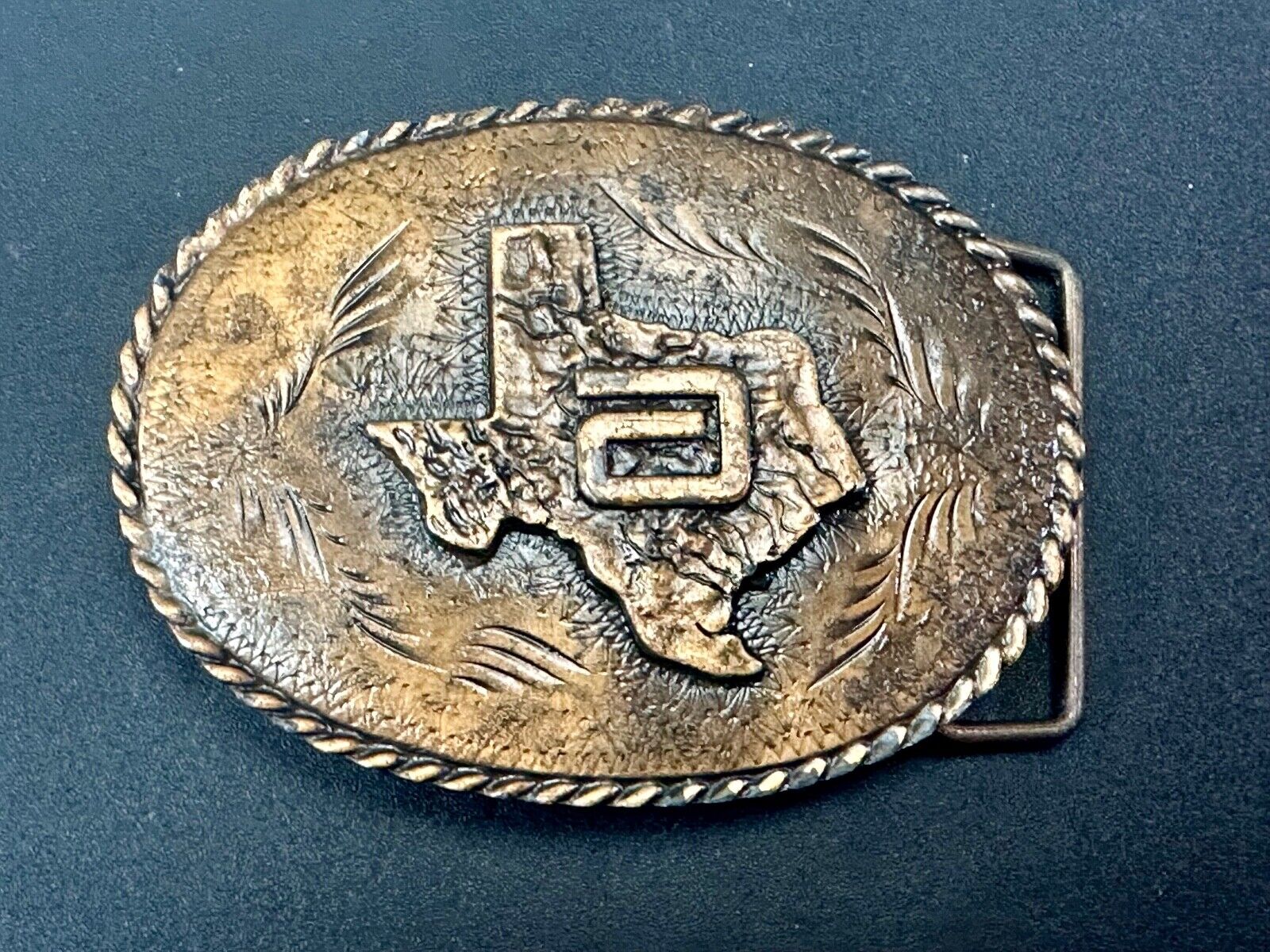 Abbott Laboratories Austin Texas Hospital Products Division 1980's belt buckle