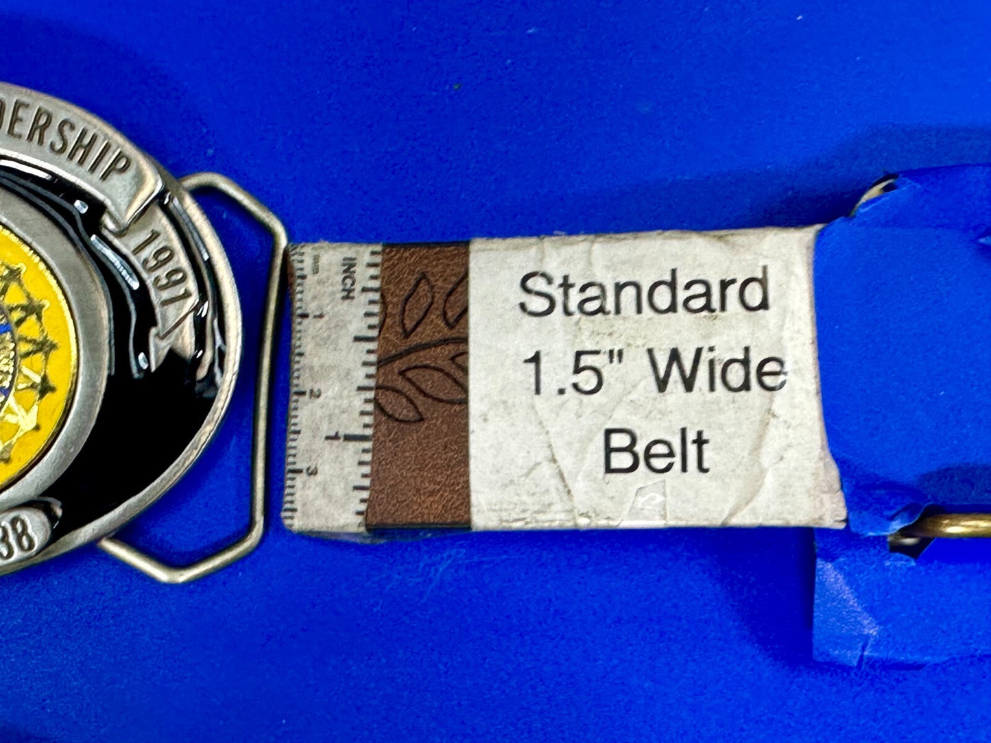 AUW United Auto Workers Local 838 50 Years of Leadership 1941-1991 Belt Buckle