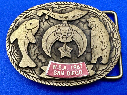 Belt Buckle Texas Shriners