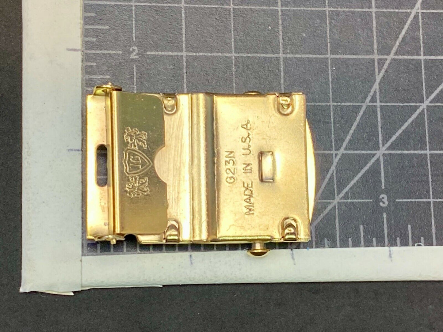 Usaf Current Issue Brass Buckle, G23N, Made In The Usa