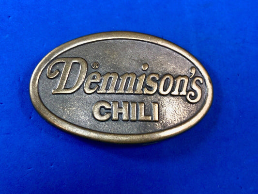 Vintage 1970s Dennisons Chili Belt Buckle Conagra Ad Advertising Promo