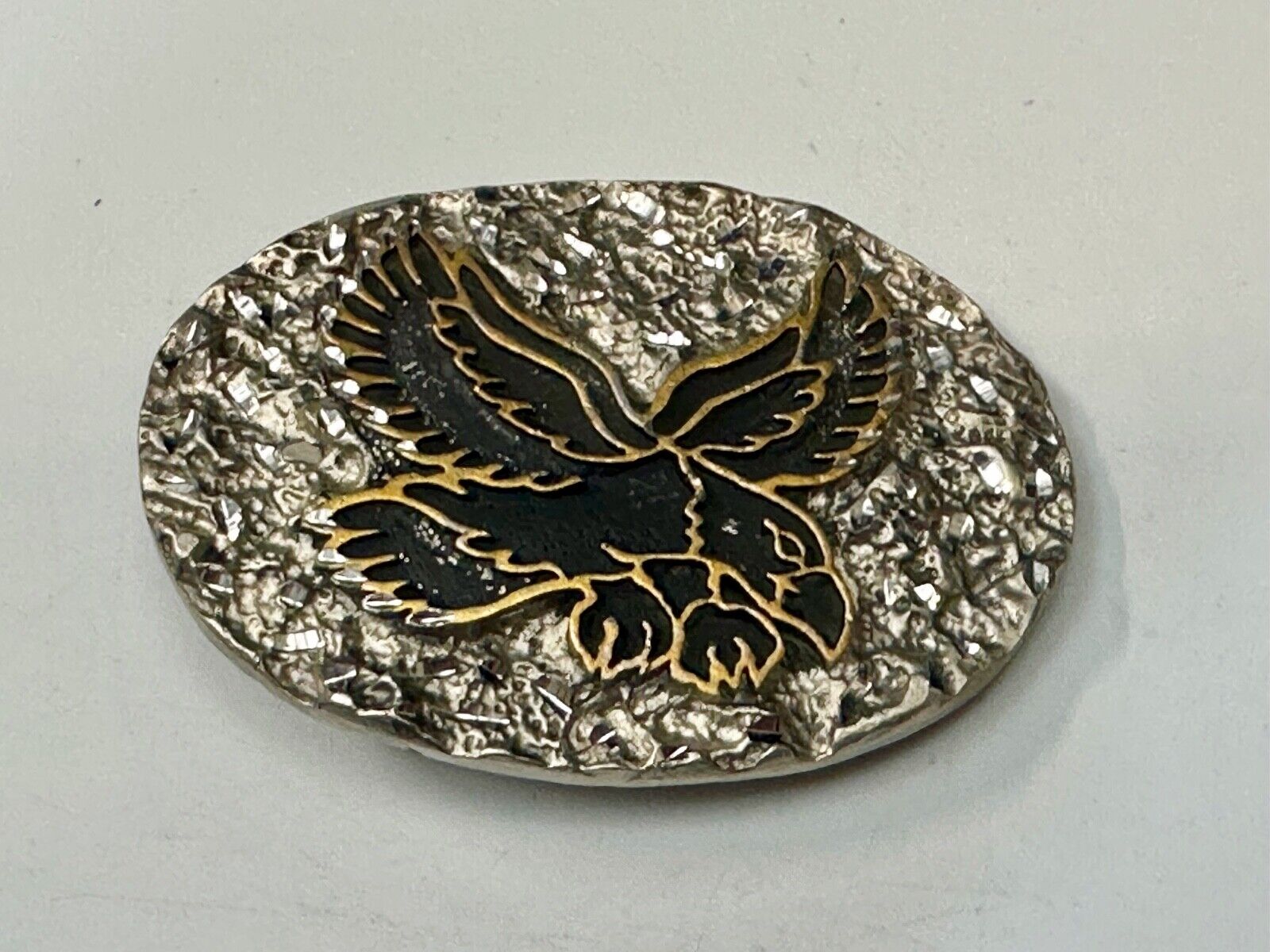 Attacking Eagle  - Native American Indian Theme belt buckle Handcrafted by SSI