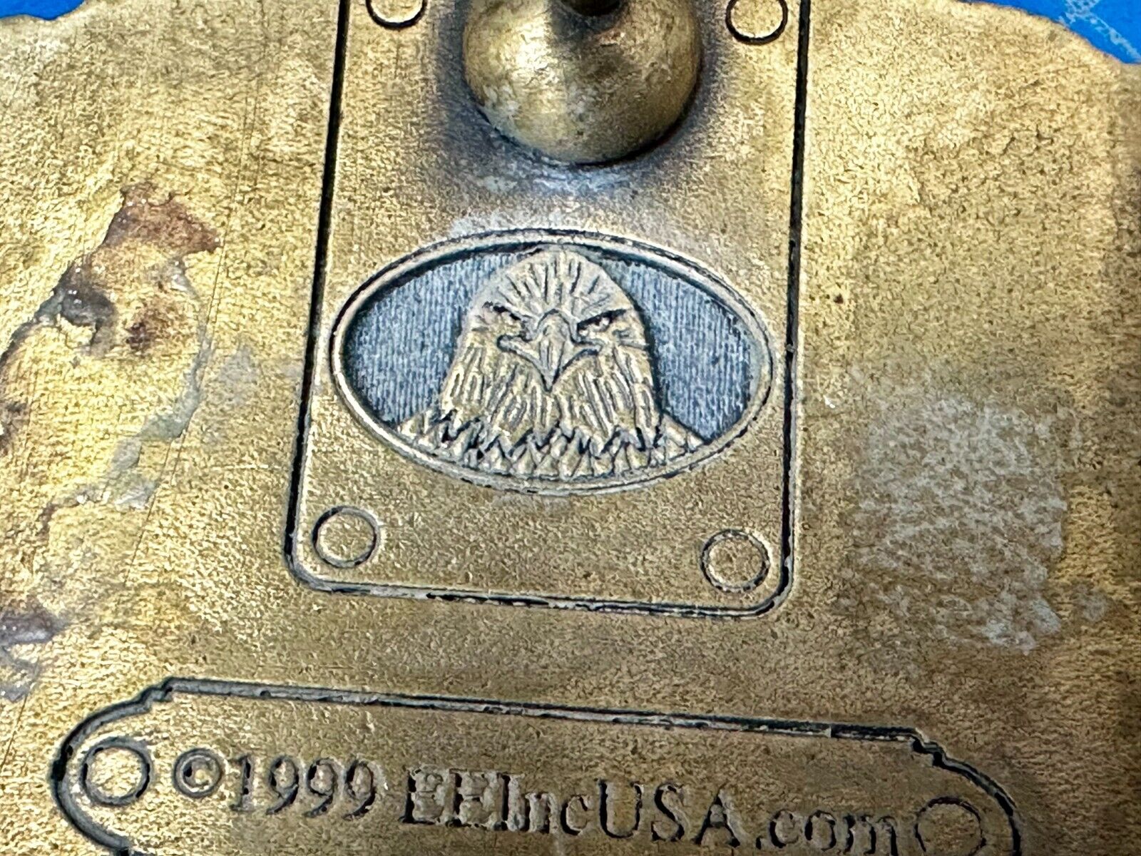 United States Navy Eagle Seal Vintage 1999 Commemorative Belt Buckle B.B. INC