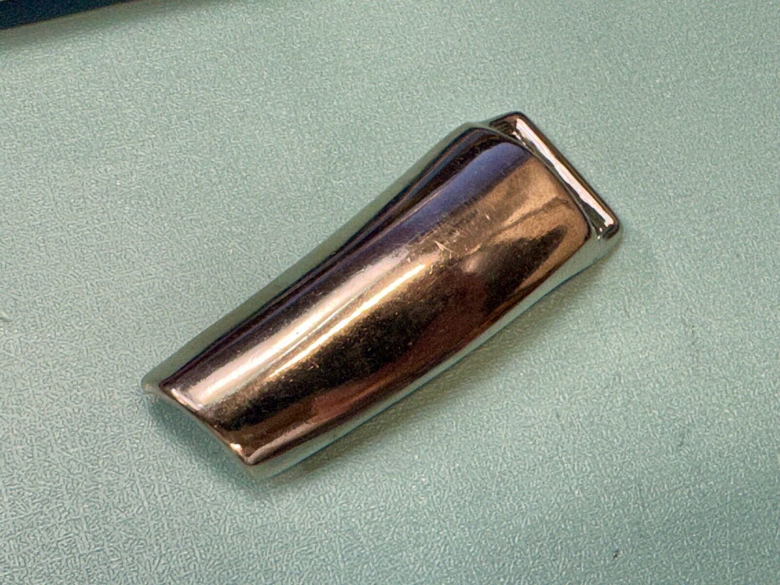 Very different - wide and skinny Vintage light gold tone replacement belt buckle