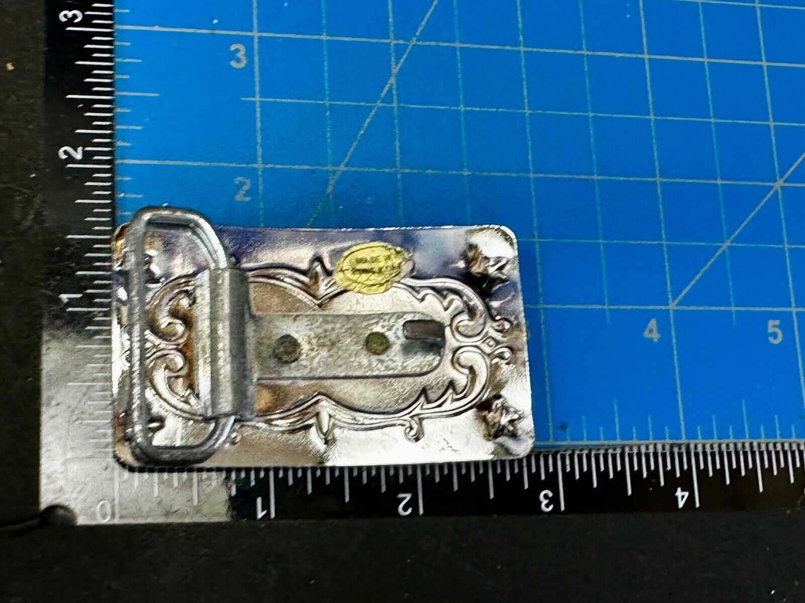 Vintage Horse Cowboy Saddle Buck Bronc western belt buckle