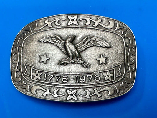Bicentennial Eagle Patriotic USA America 70's Vintage belt buckle by Celebrity
