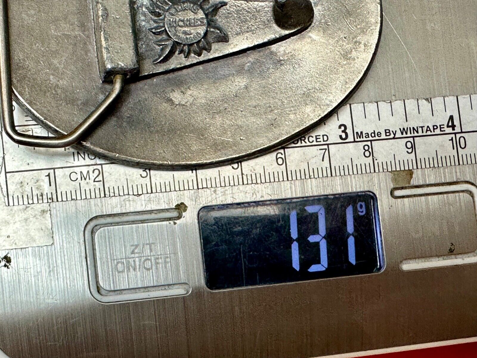 31st State Annual California Championship San Diego 1976 Bowling Belt Buckle