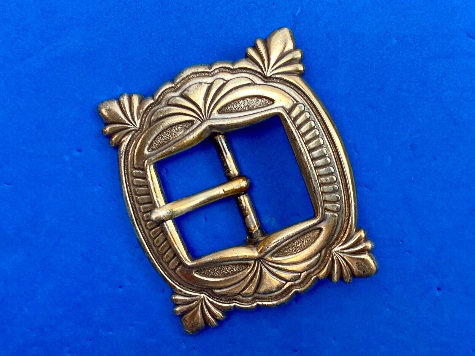 Antique Vintage W. Doran stamped western belt buckle