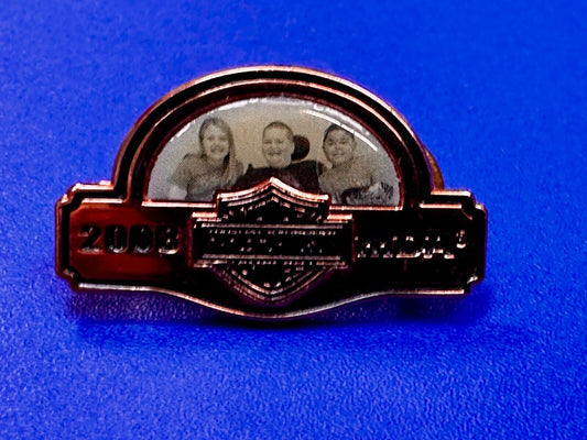 2008 MDA Ride Harley Davidson Motorcycle Rider Biker Jacket Vest Pin