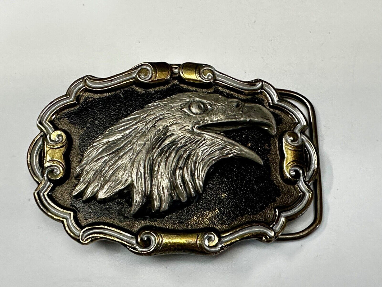 American Bald Eagle Head Belt Buckle by The Great American Buckle Co