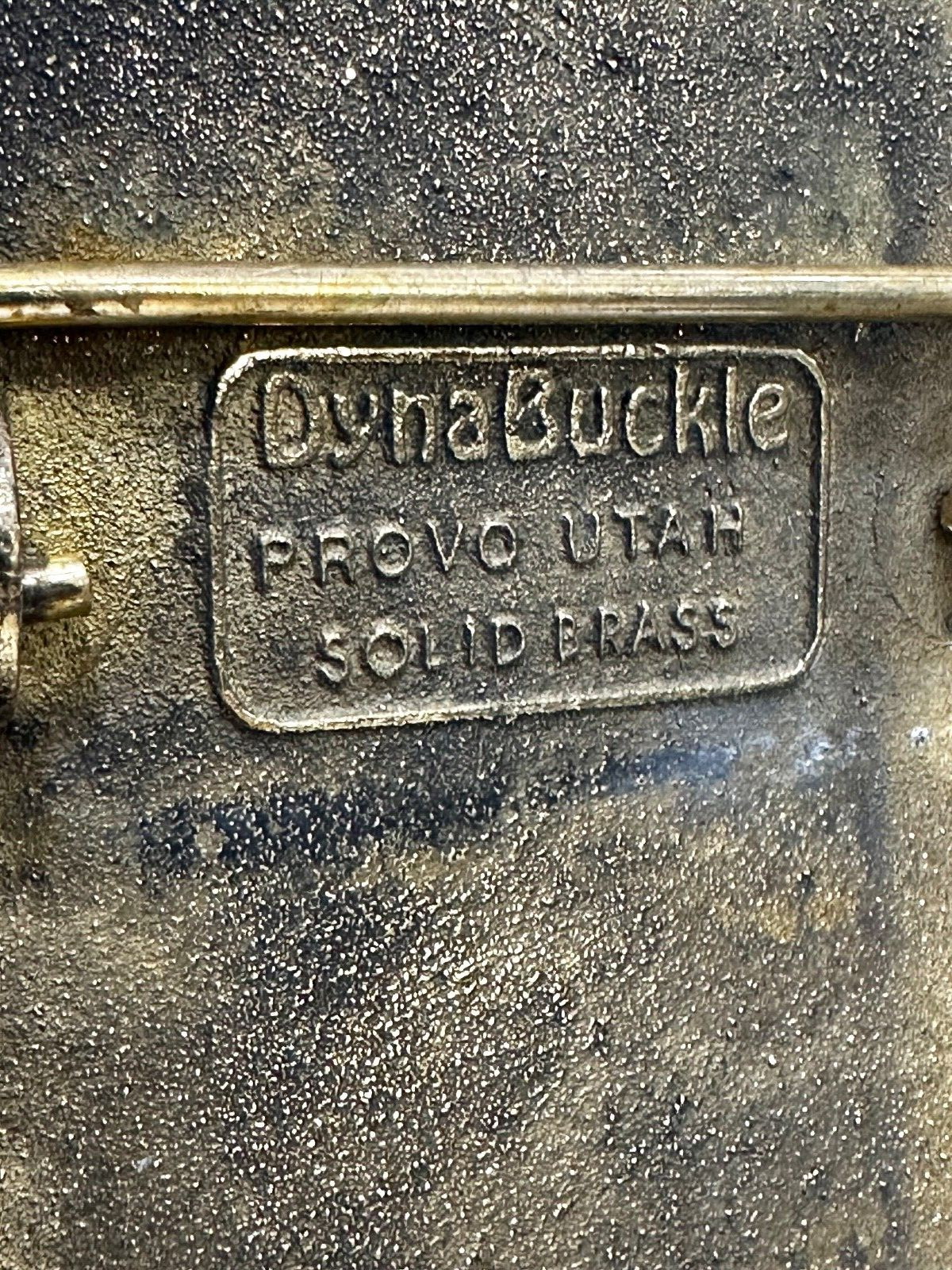 UTAH Railway Train Commemorative Solid Brass VTG 1985 Belt Buckle by DynaBuckle