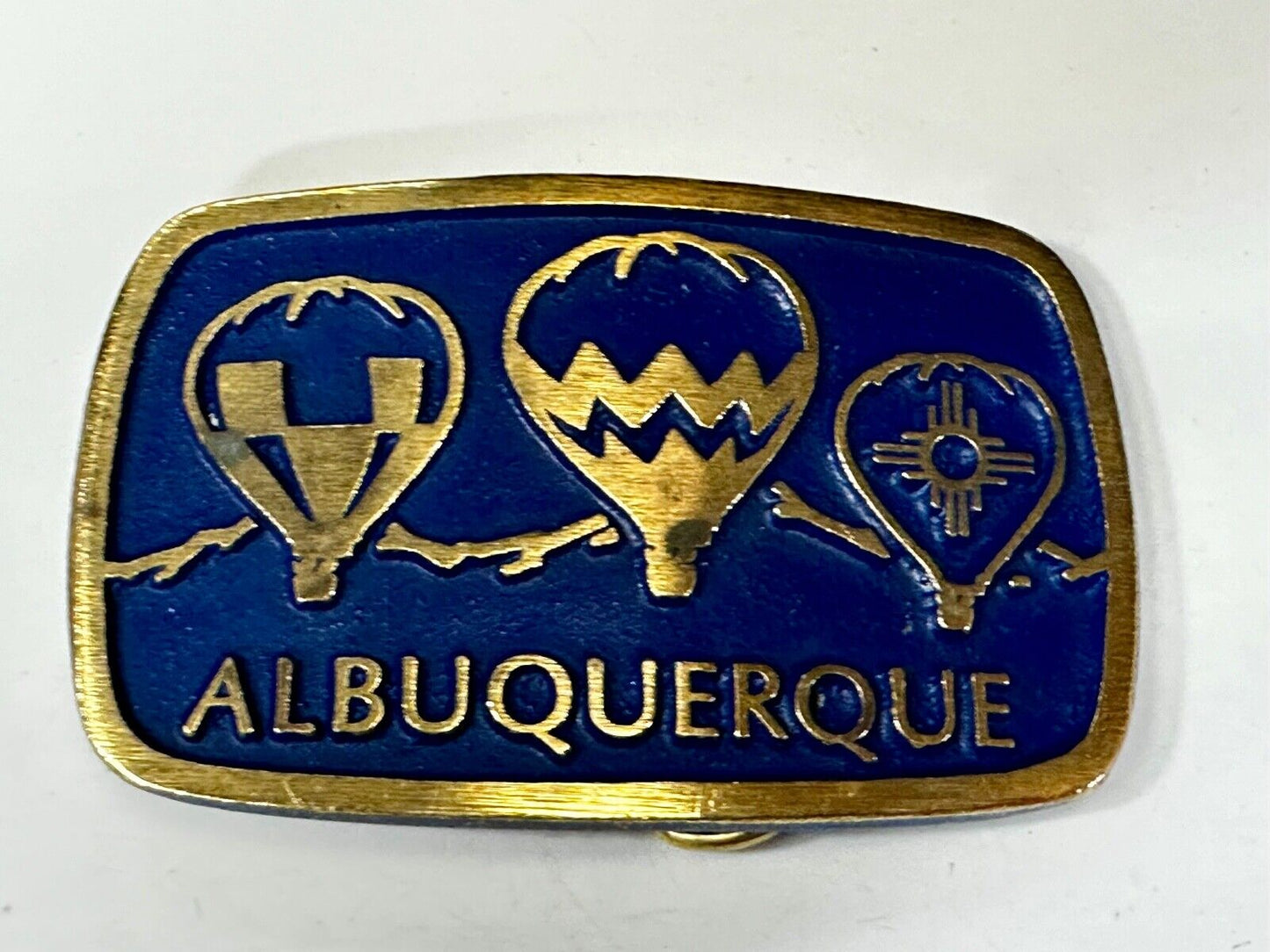 Albuquerque Hot Air Balloons Fiesta Festival Collectible Souvenir Belt Buckle