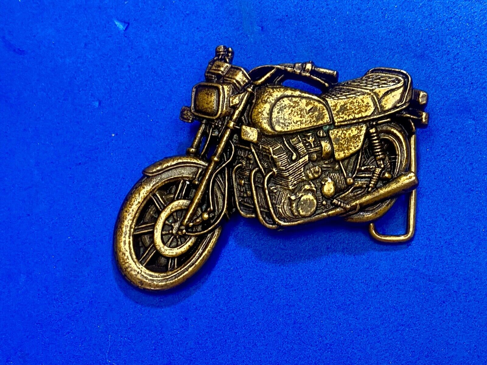 Vintage cutout Motorcycle Honda? Bikers  belt buckle by Joomi, JOOL2