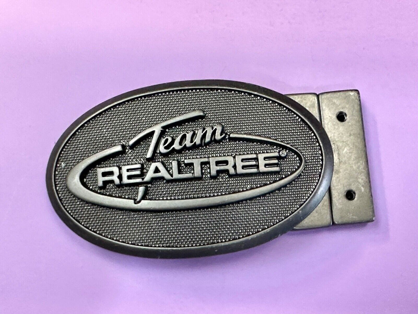 Team Realtree Hunting Accesories Duck Dynasty Advertisement Belt Buckle