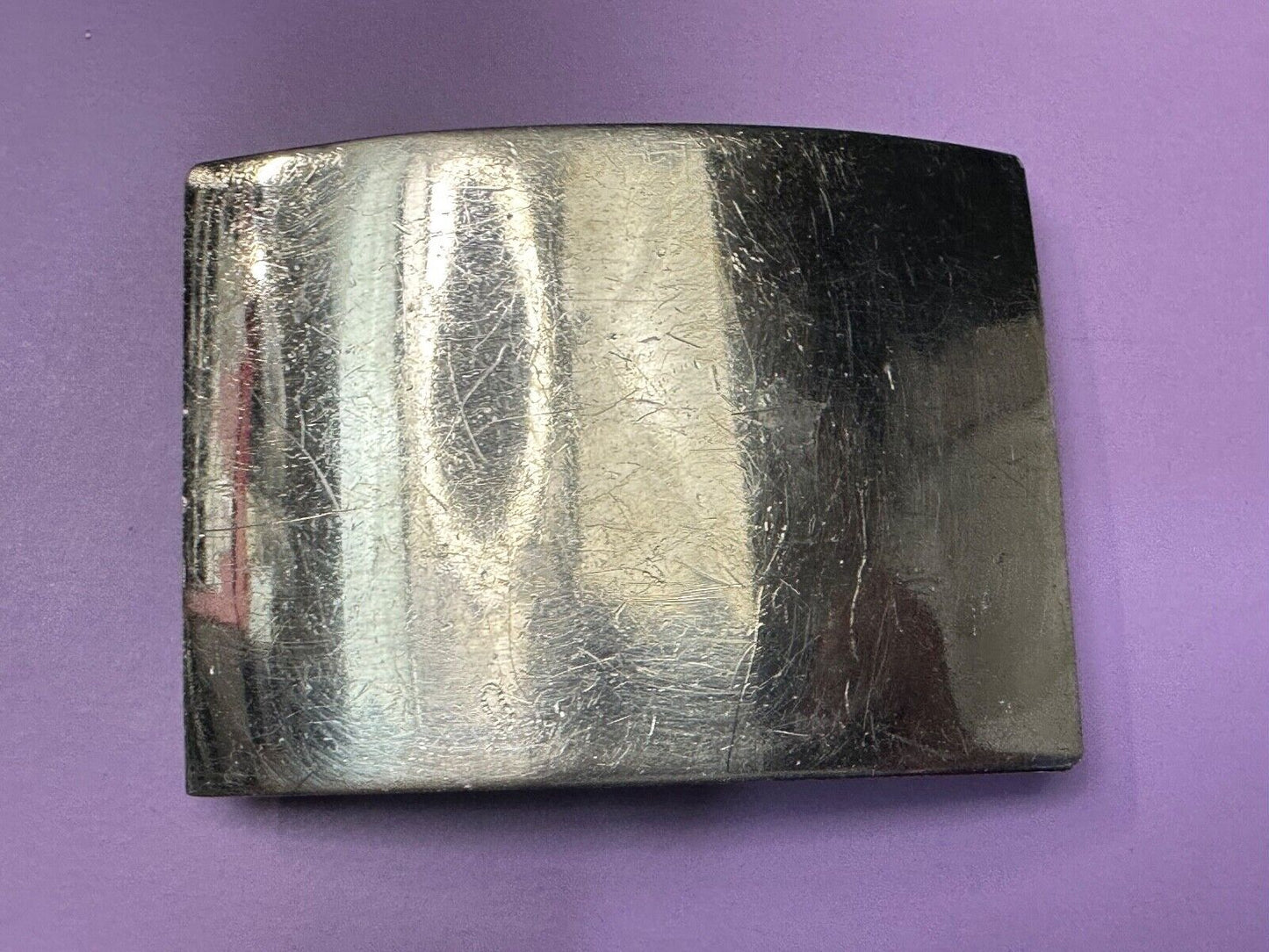 Unknown to me - Silver color belt slide / buckle for craft project or wear!